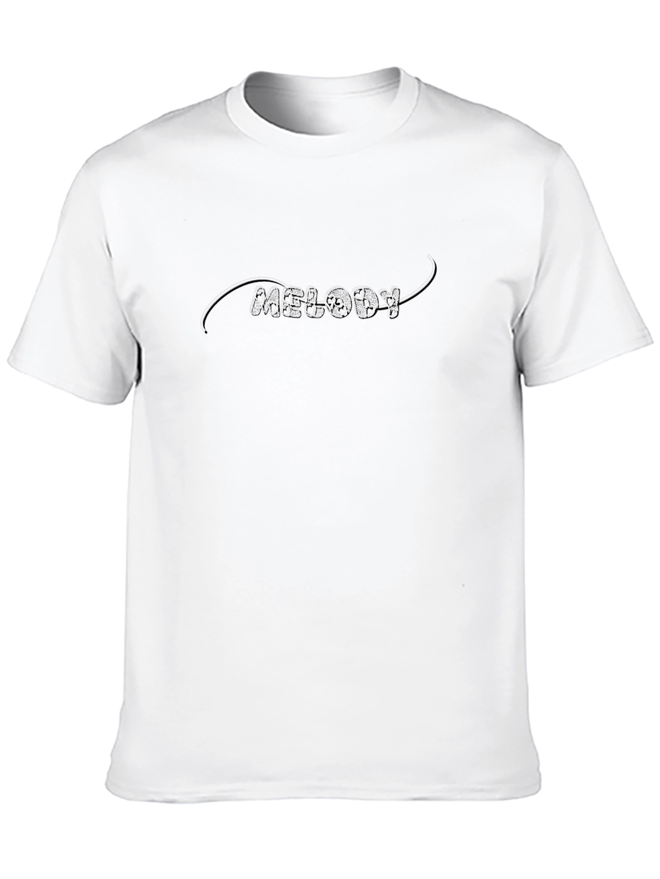 Melody Black T-Shirt for Men