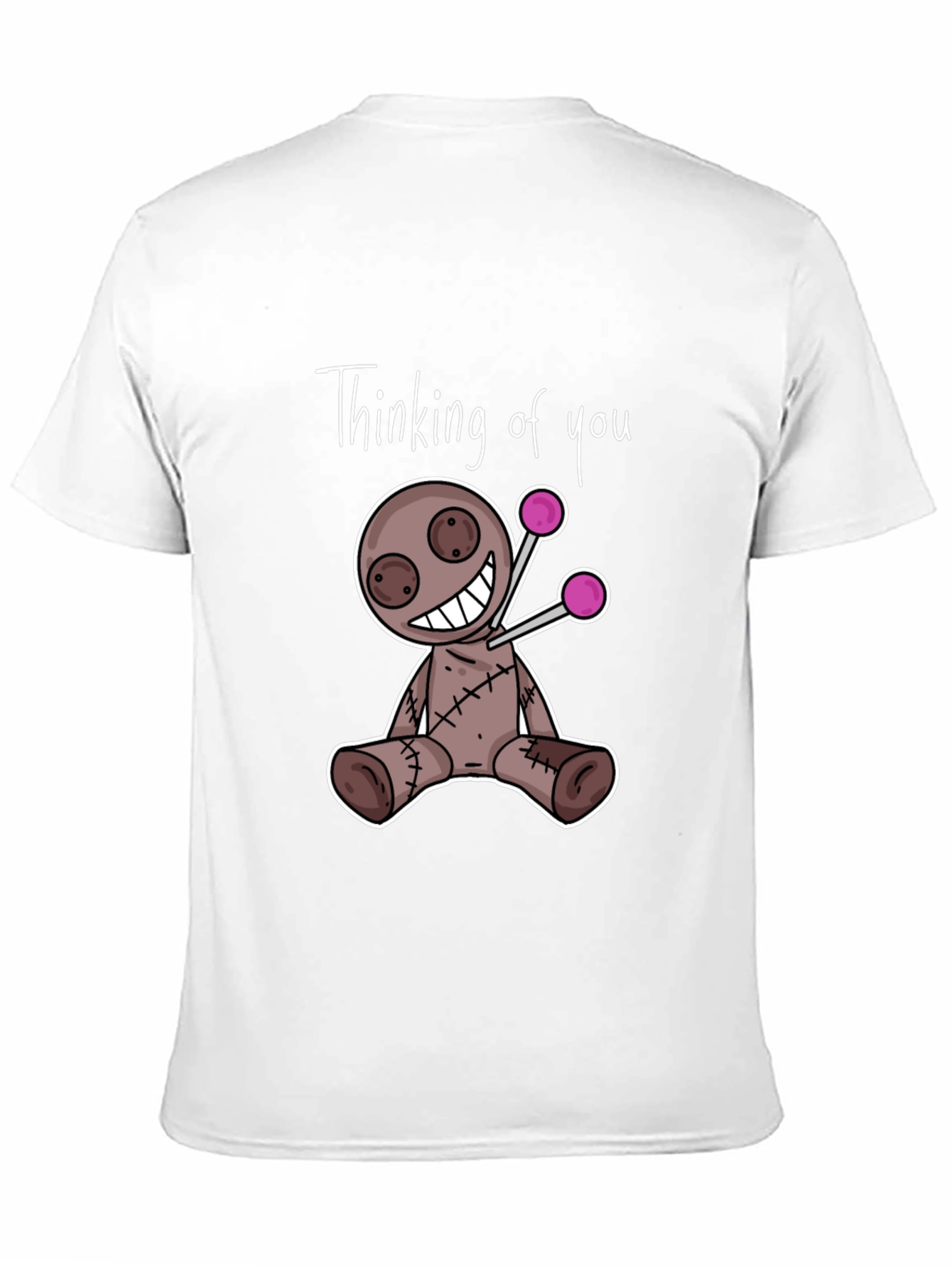 Thinking of You Voodoo Doll Graphic T-Shirt