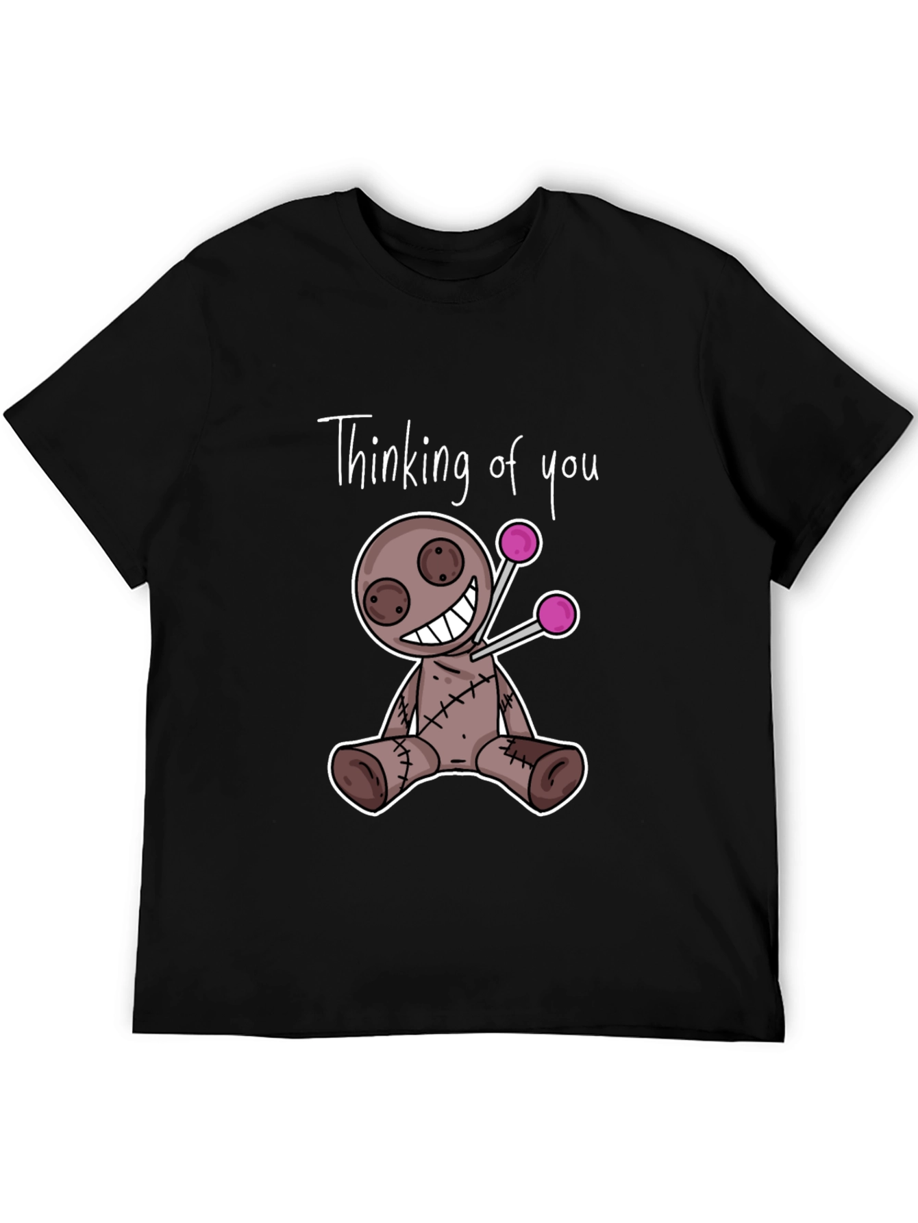 Thinking of You Voodoo Doll Graphic T-Shirt
