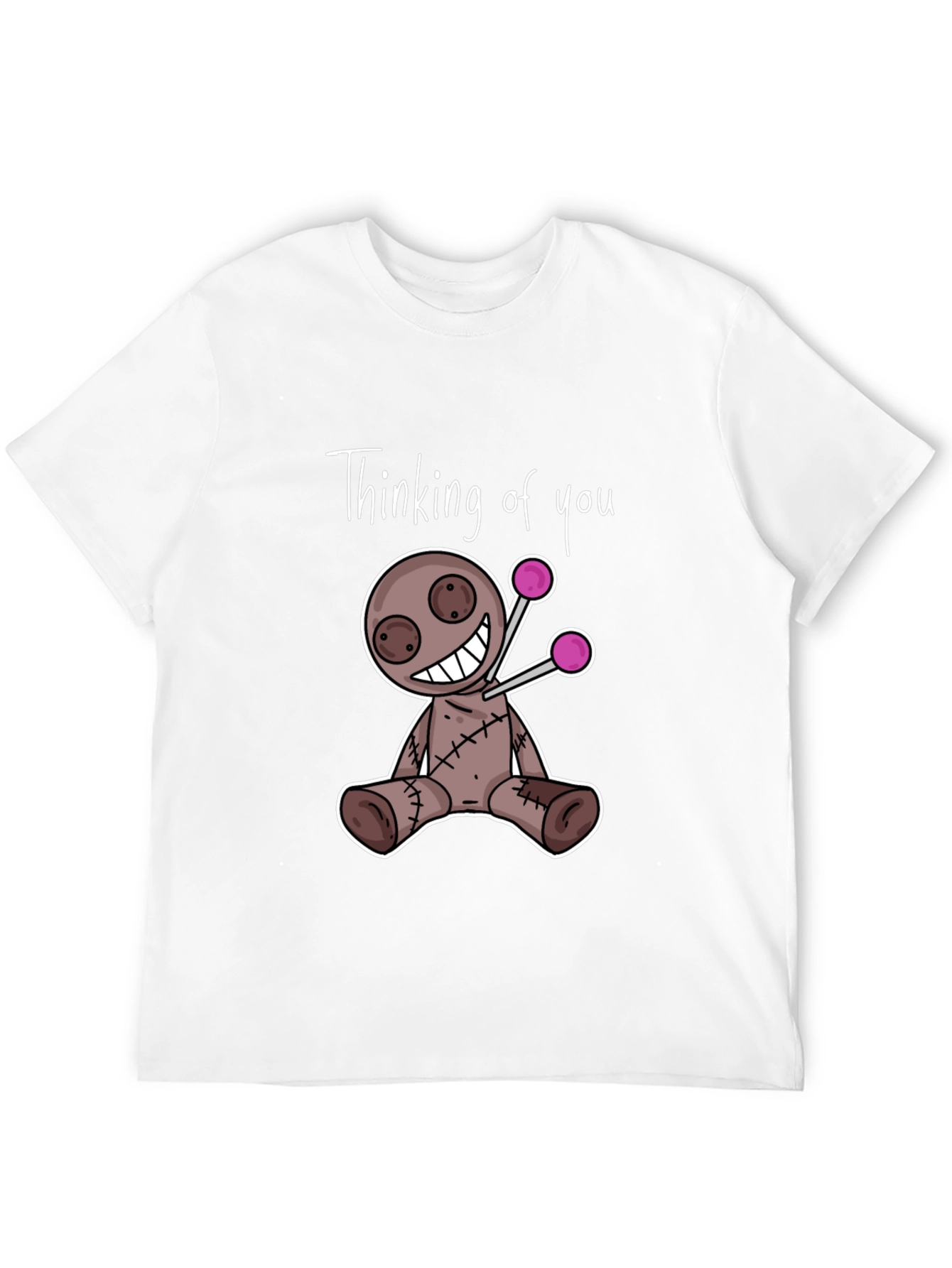 Thinking of You Voodoo Doll Graphic T-Shirt