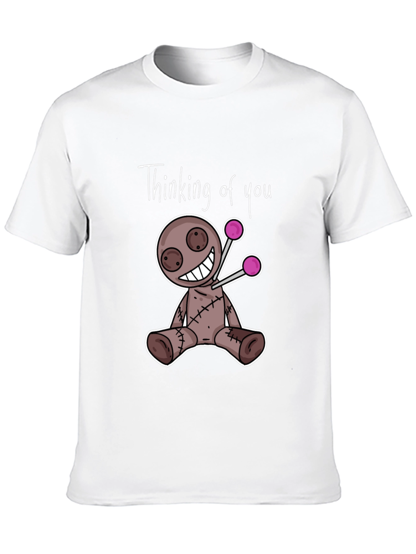 Thinking of You Voodoo Doll Graphic T-Shirt