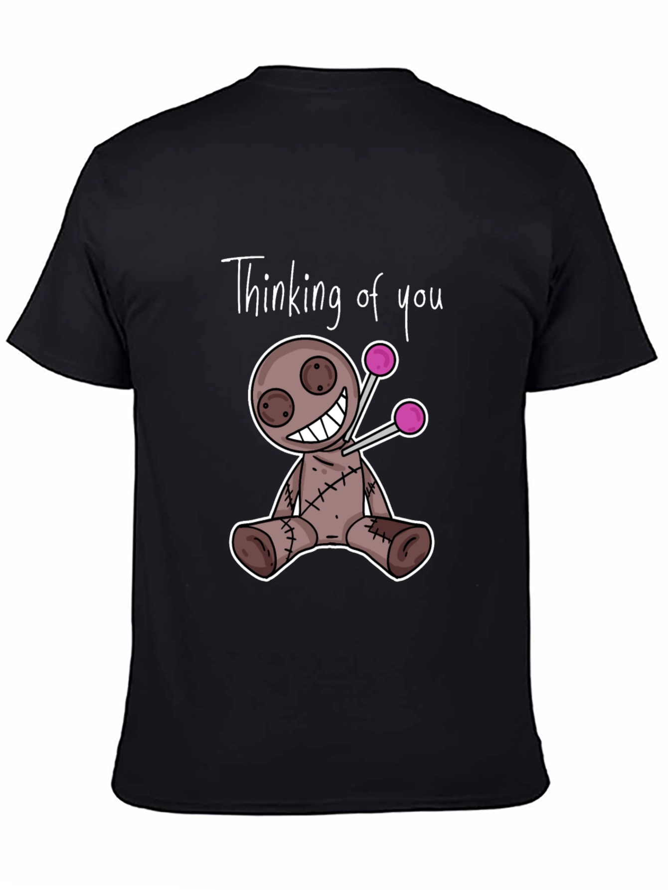 Thinking of You Voodoo Doll Graphic T-Shirt