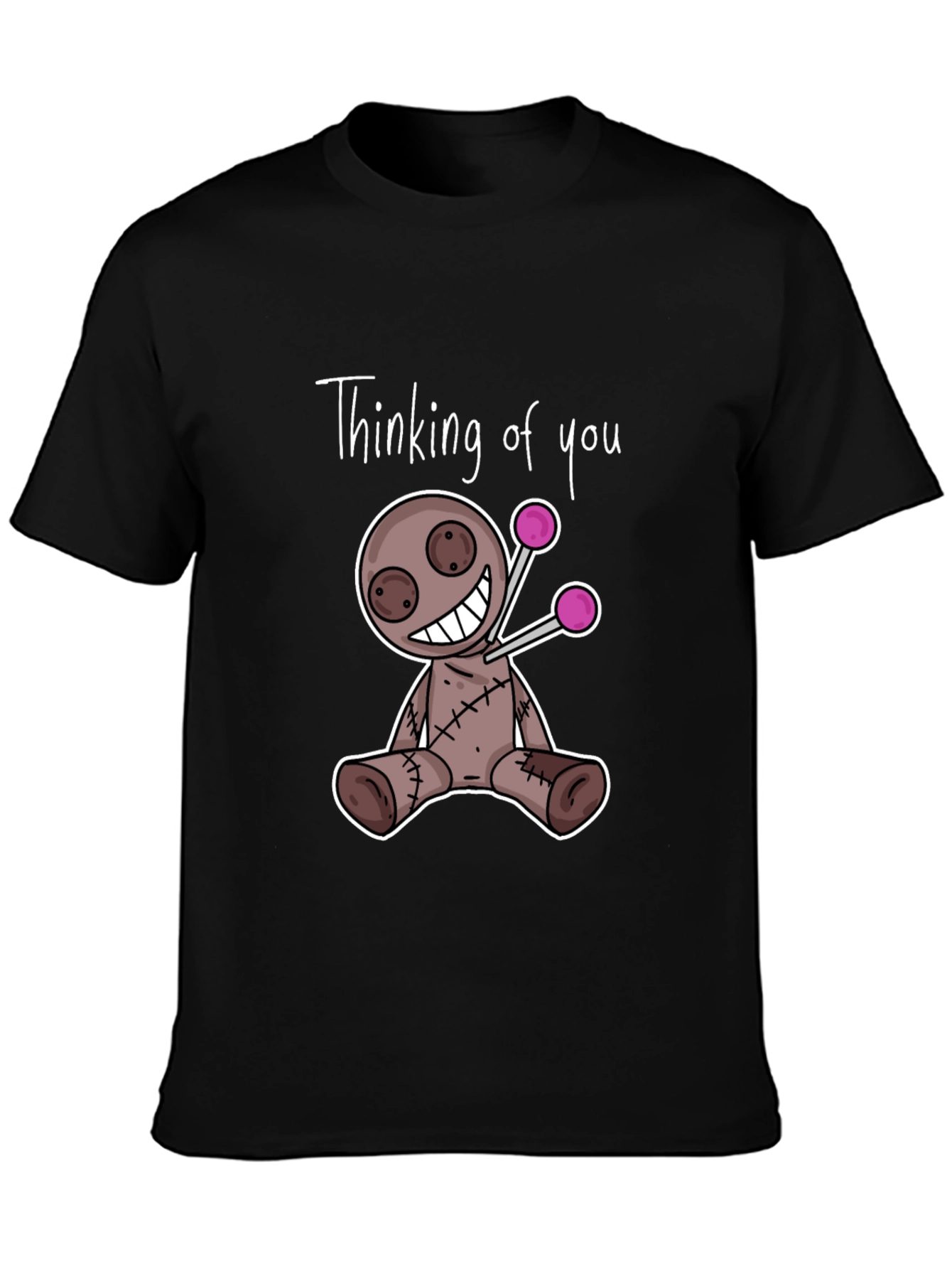 Thinking of You Voodoo Doll Graphic T-Shirt