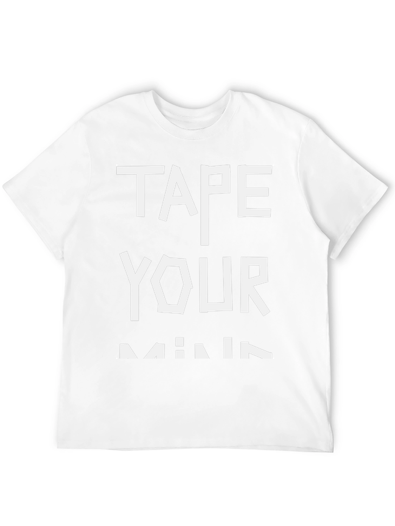 Tape Your Mind Black Graphic Tee