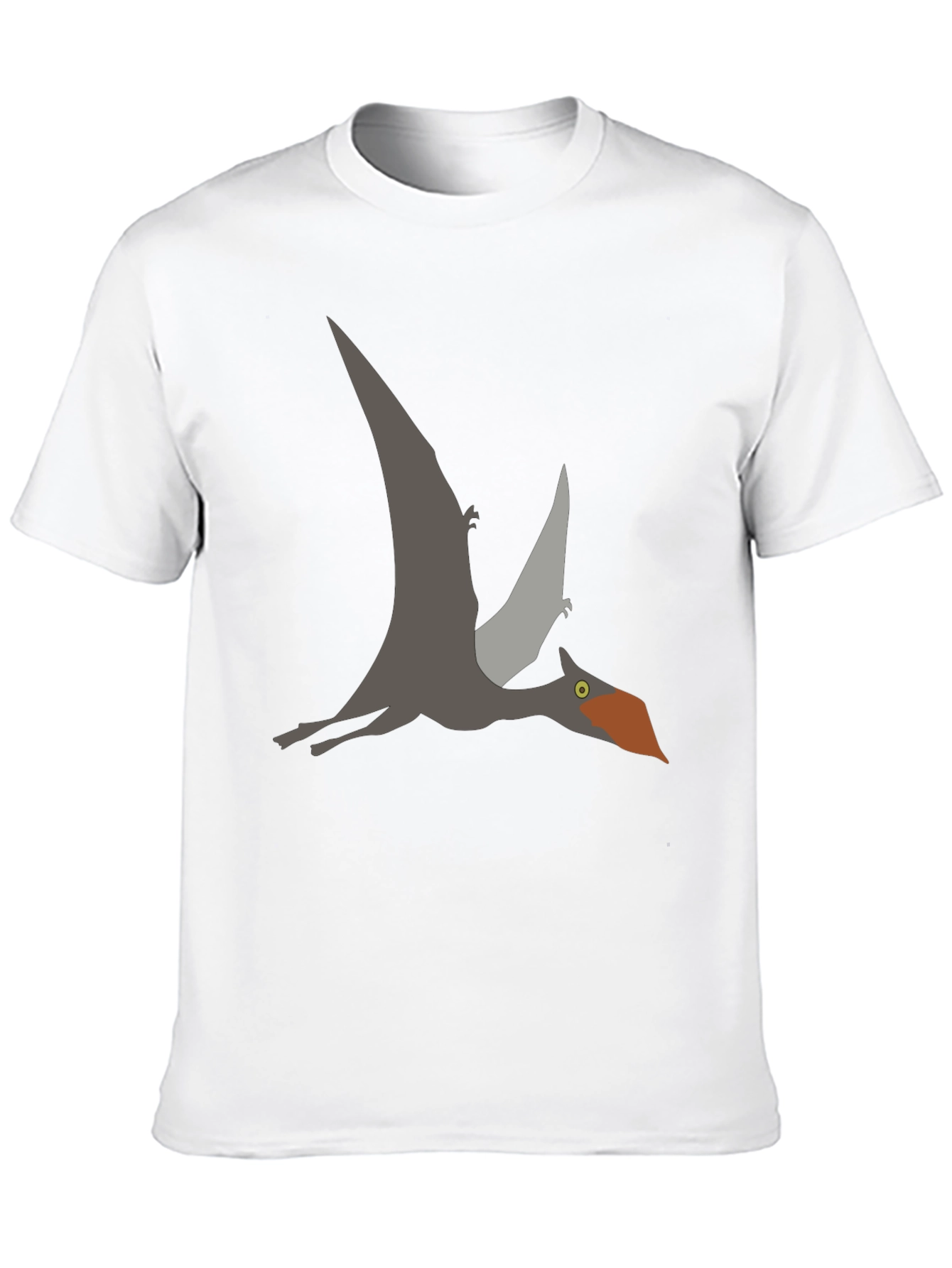 Pterodactyl Graphic Tee - Black Dinosaur Shirt