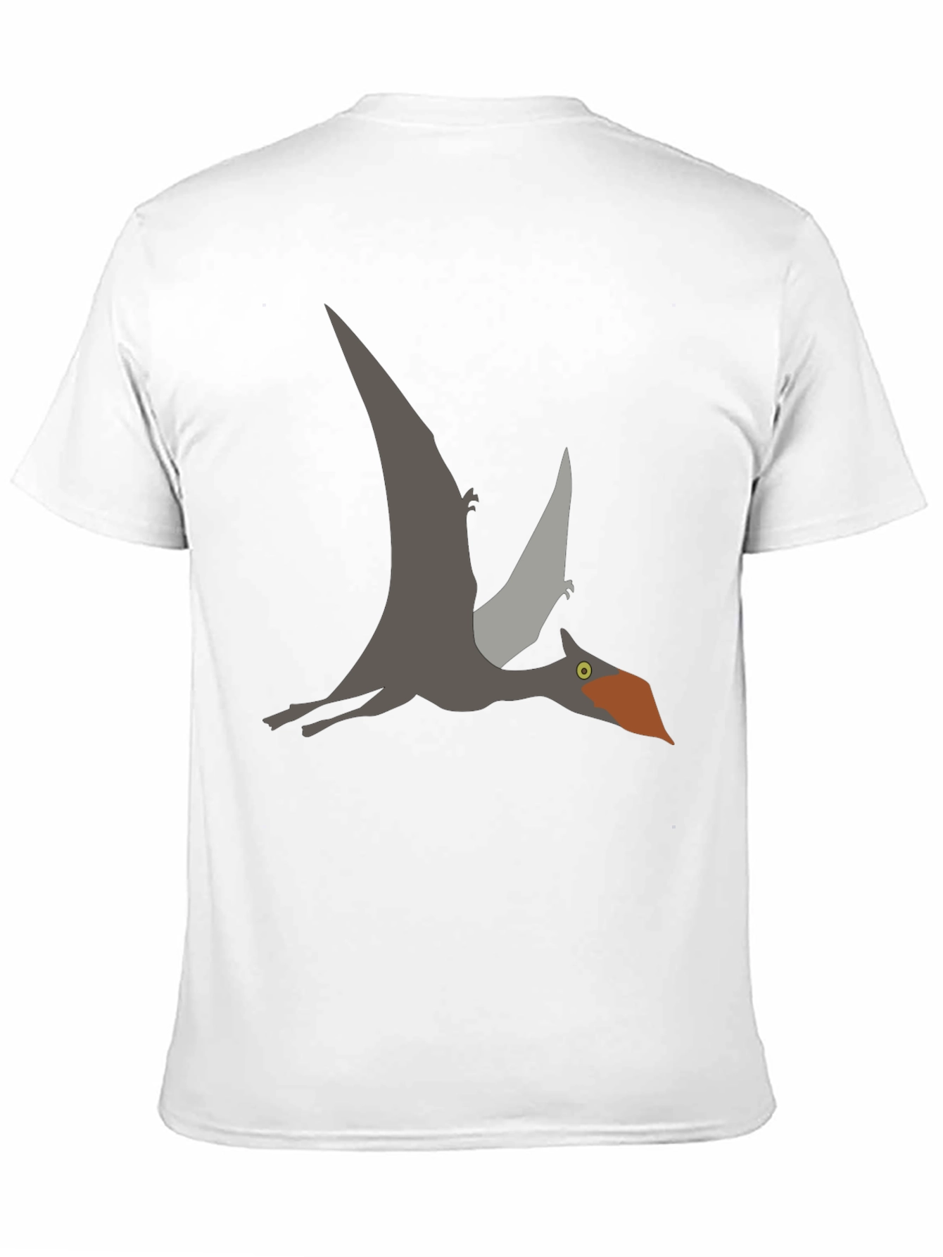 Pterodactyl Graphic Tee - Black Dinosaur Shirt