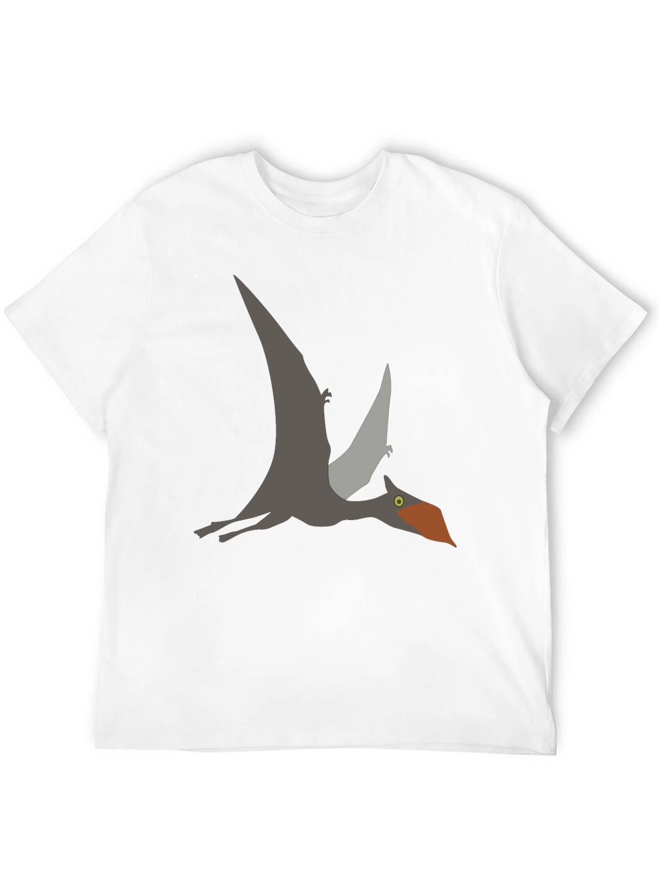 Pterodactyl Graphic Tee - Black Dinosaur Shirt