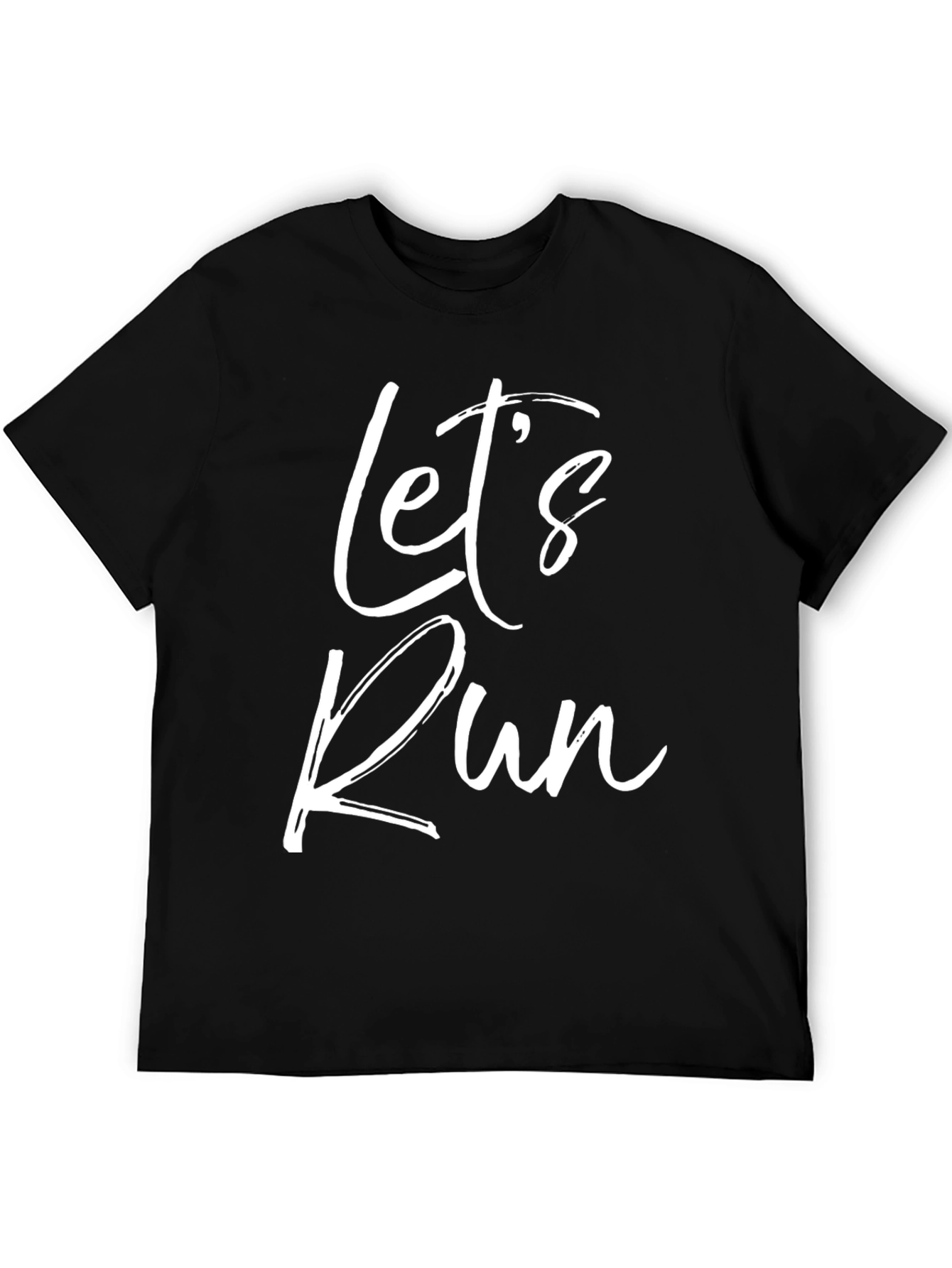 Lets Run Graphic T-Shirt - Stylish Fitness Apparel