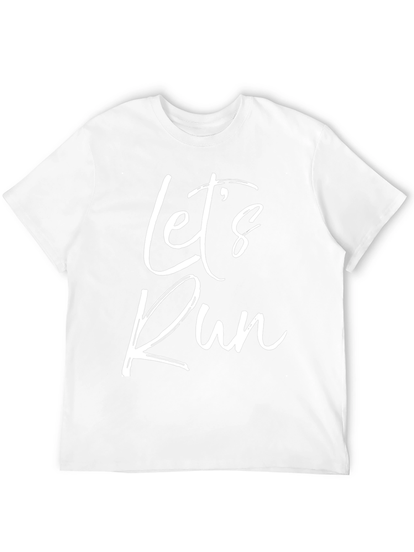 Lets Run Graphic T-Shirt - Stylish Fitness Apparel