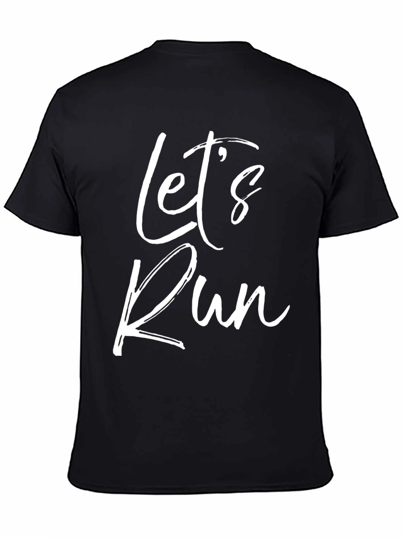Lets Run Graphic T-Shirt - Stylish Fitness Apparel