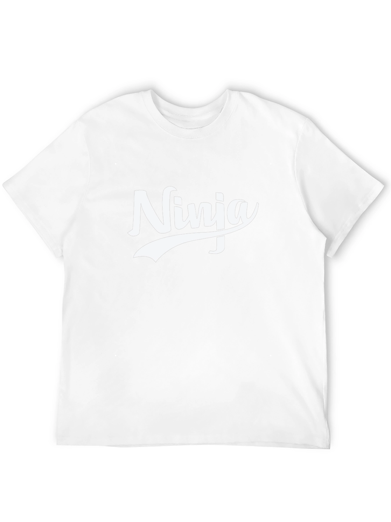 Ninja Graphic Tee - Black Cotton Blend
