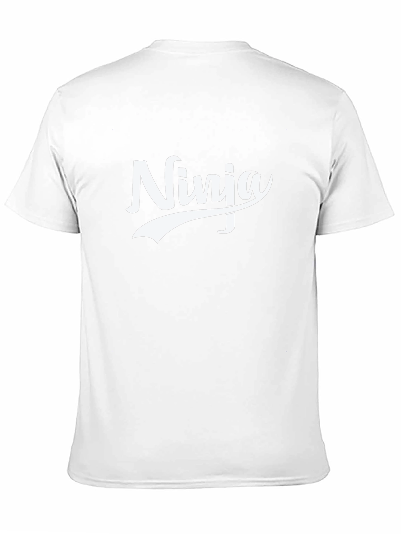 Ninja Graphic Tee - Black Cotton Blend