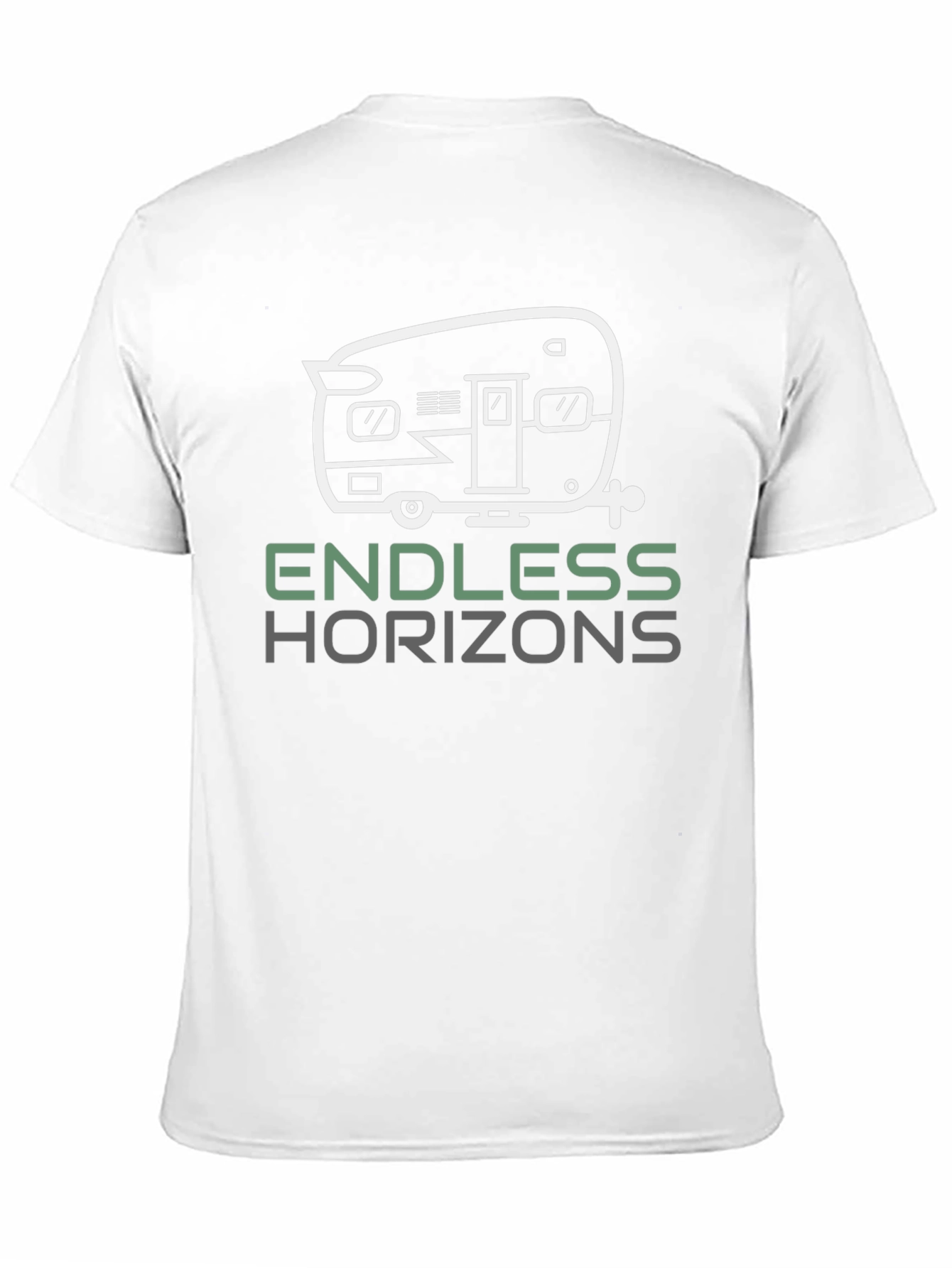Endless Horizons Camper Graphic T-Shirt - Black