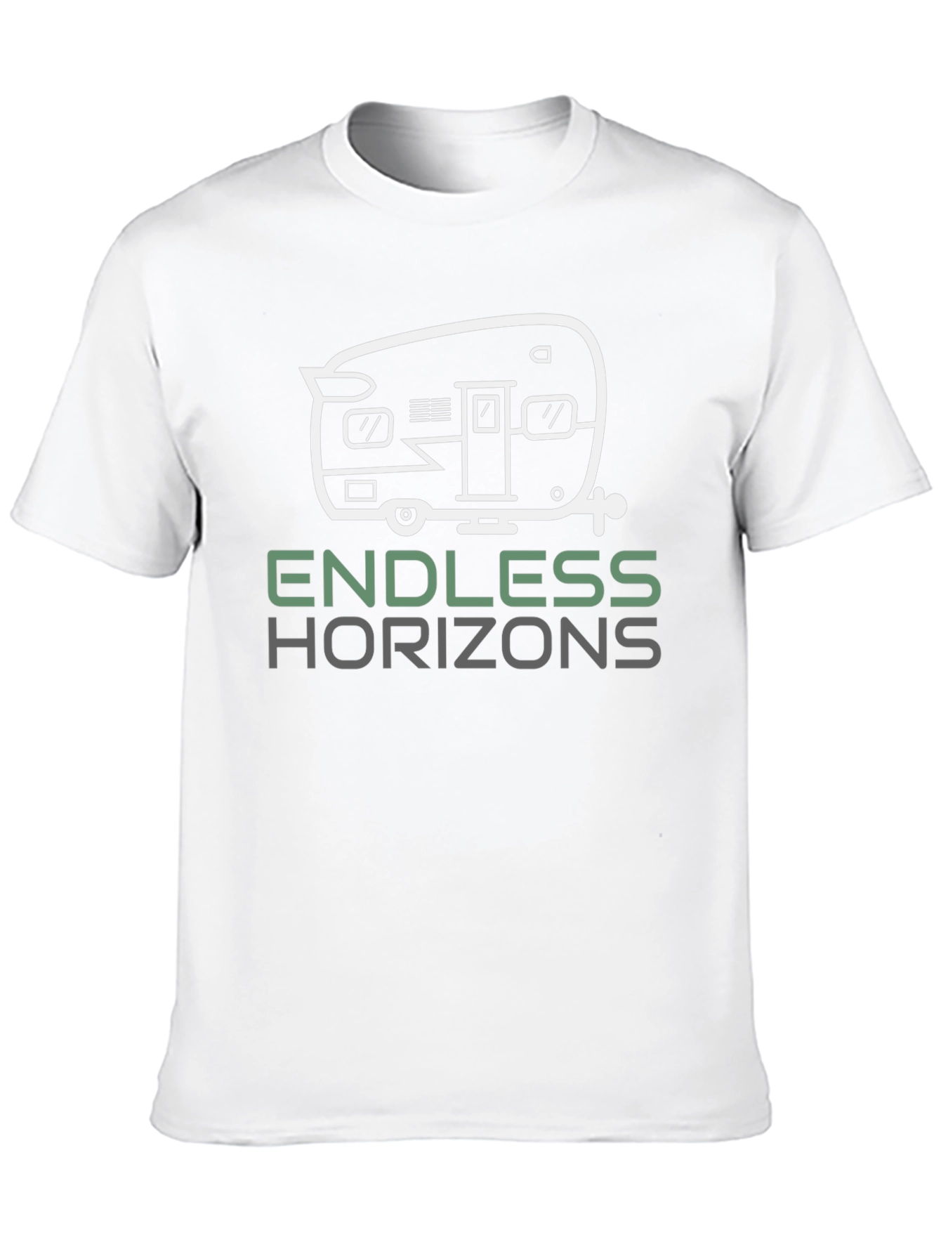 Endless Horizons Camper Graphic T-Shirt - Black