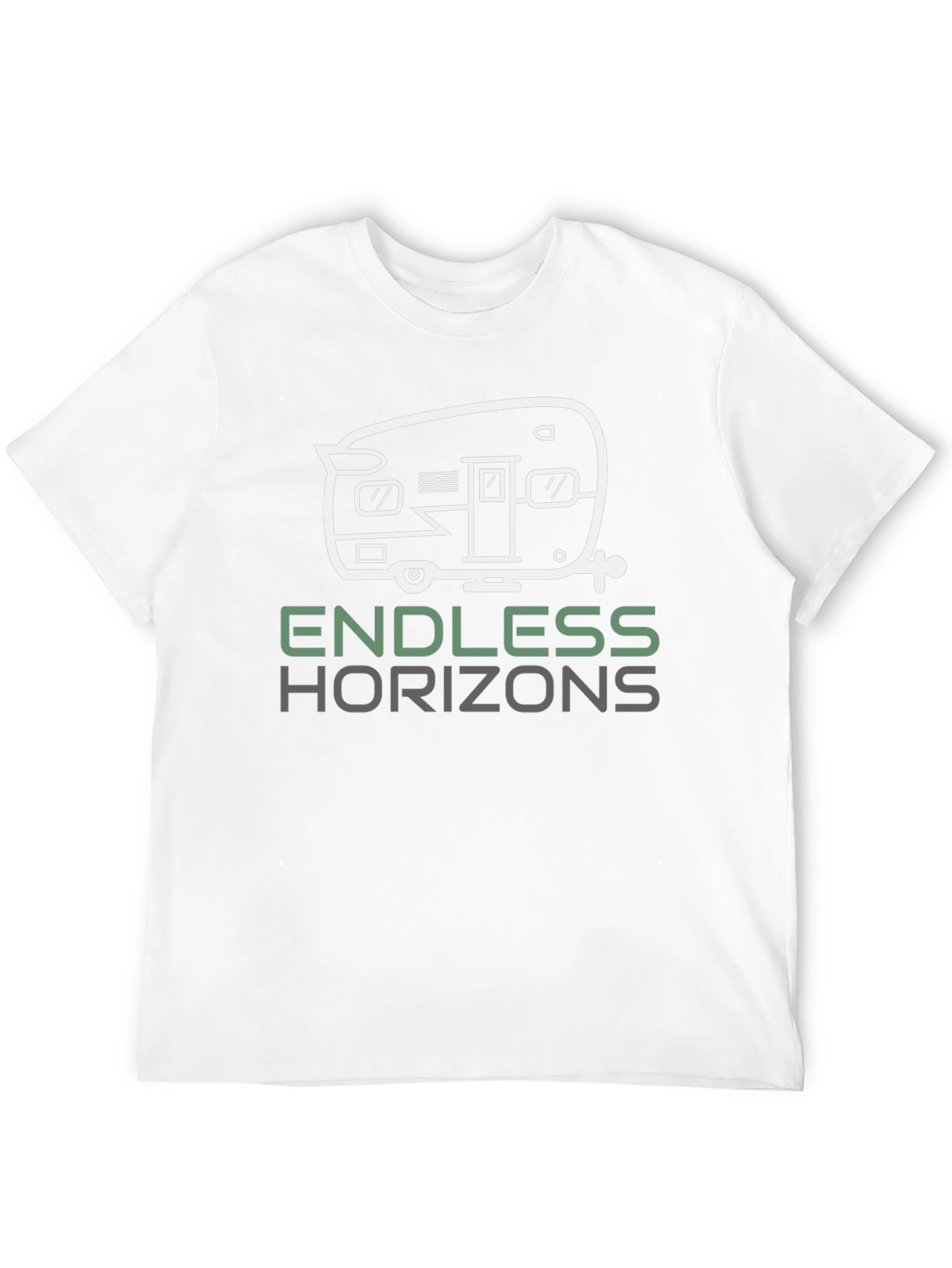 Endless Horizons Camper Graphic T-Shirt - Black
