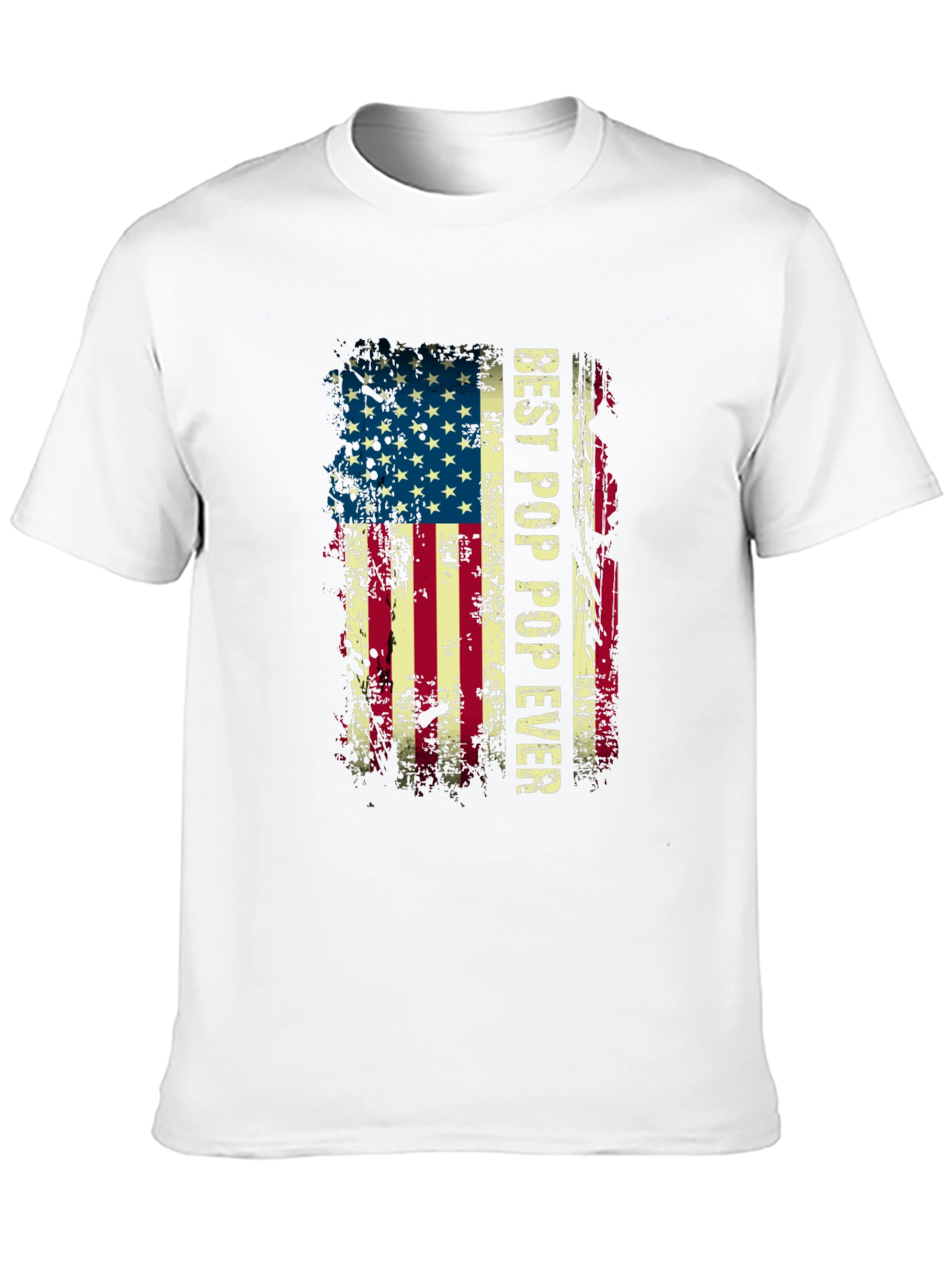 Best Pop Pop Ever American Flag T-Shirt