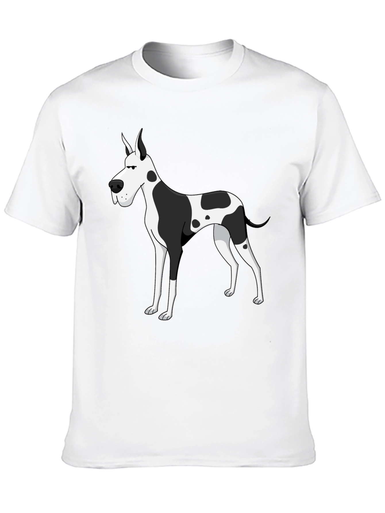 Great Dane Dog Black Graphic Tee