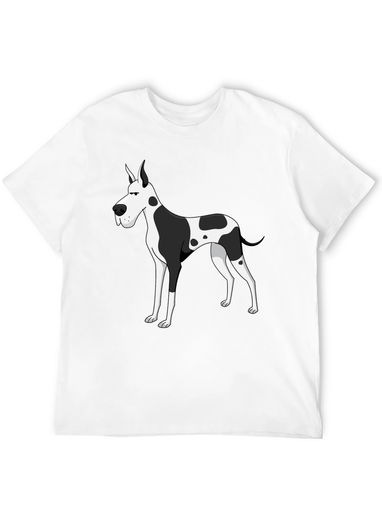 Great Dane Dog Black Graphic Tee