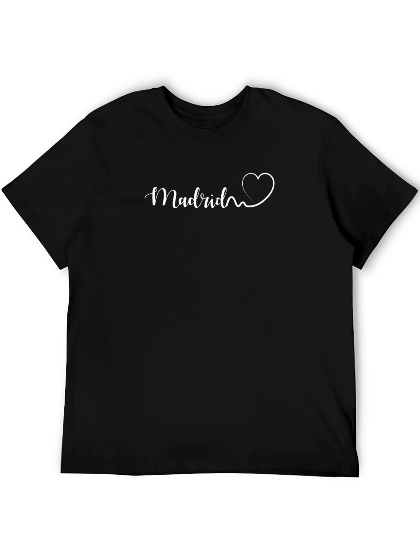 Madrid Heartbeat Graphic T-Shirt - Stylish Cotton Tee