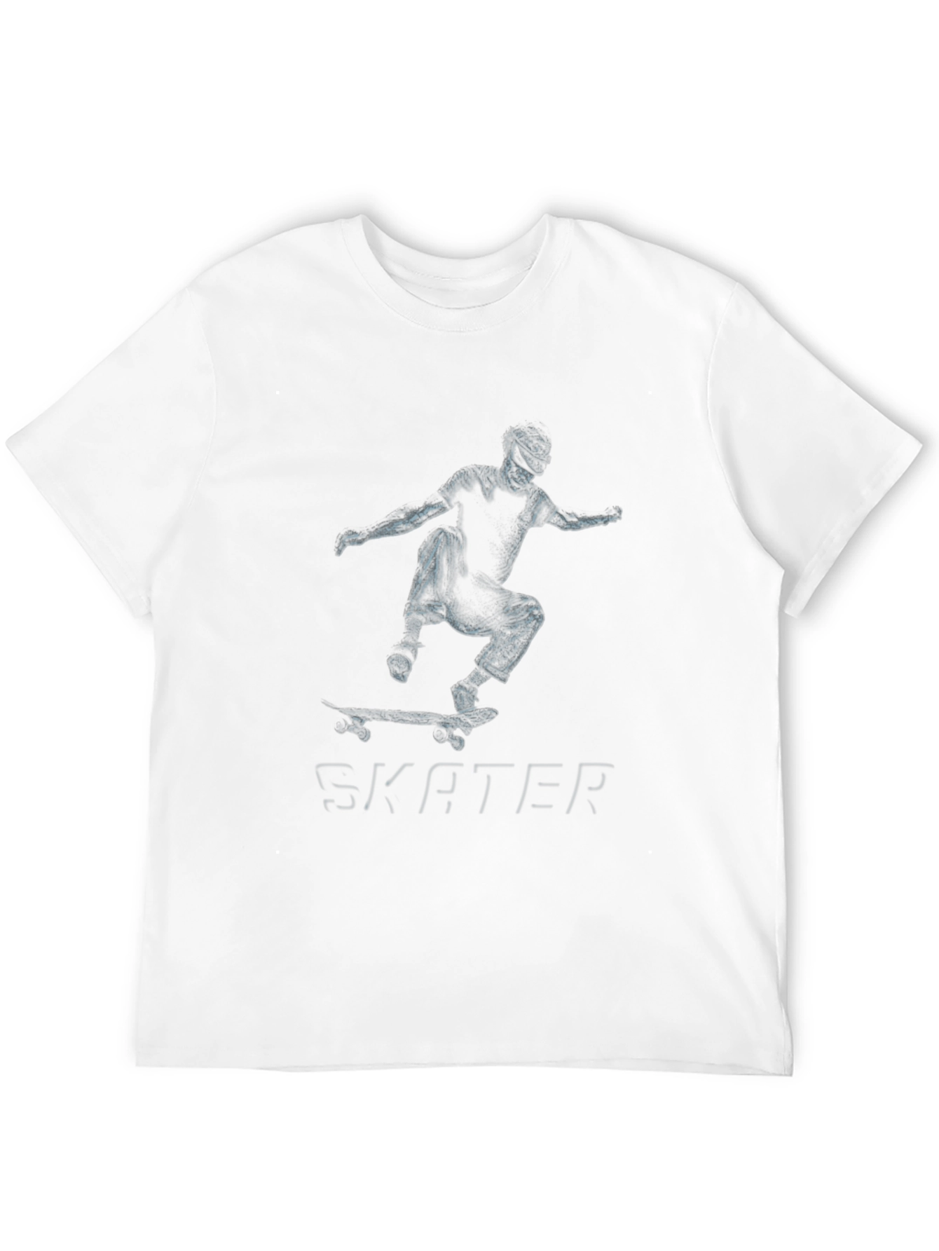 Skater Graphic Black Tee - Cool Casual Style