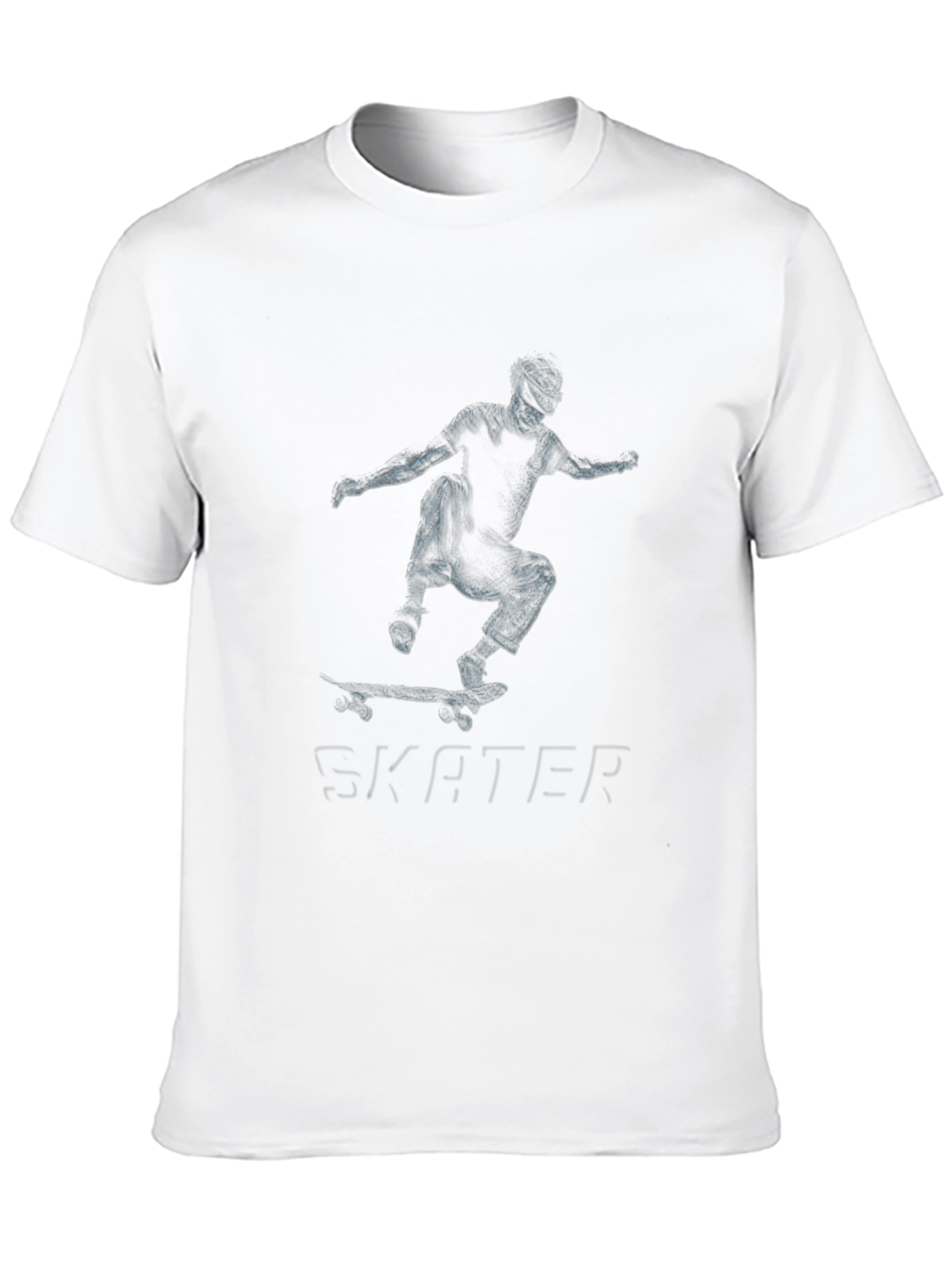 Skater Graphic Black Tee - Cool Casual Style