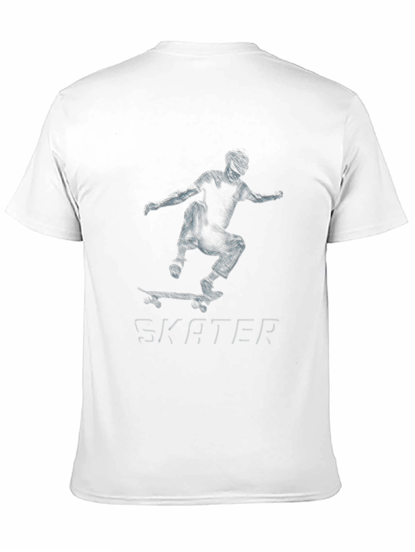 Skater Graphic Black Tee - Cool Casual Style