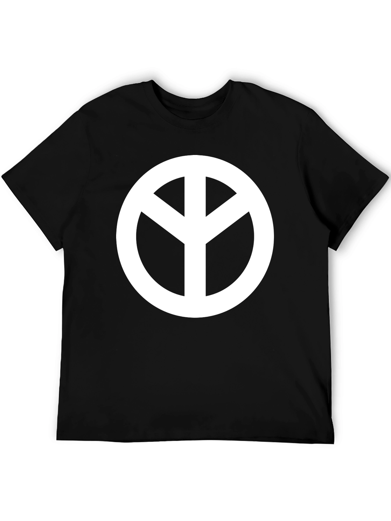 Peace Symbol Black T-Shirt