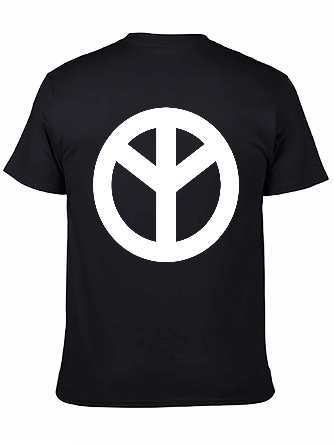 Peace Symbol Black T-Shirt