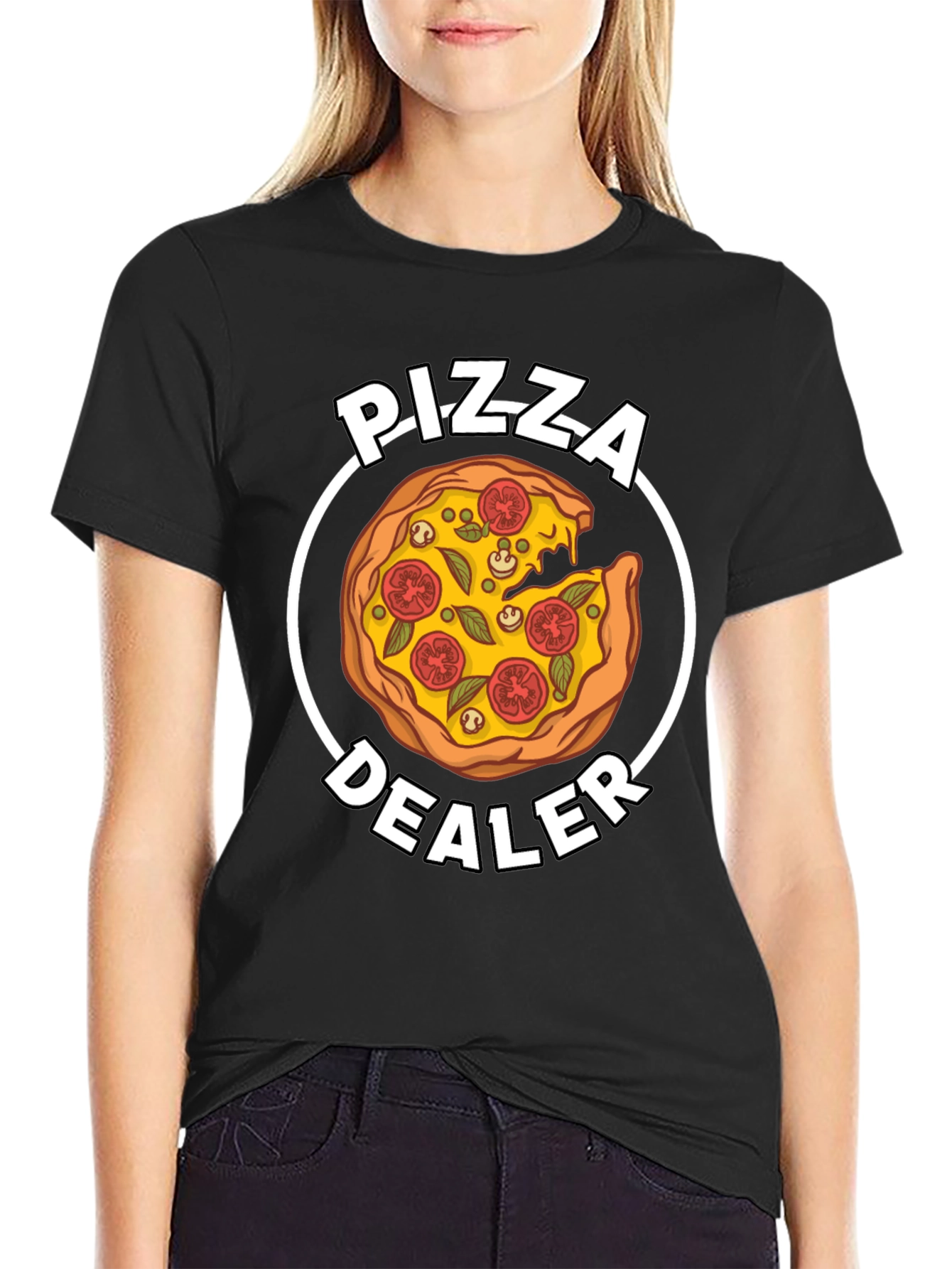Pizza Dealer Graphic T-Shirt - Funny Foodie Tee