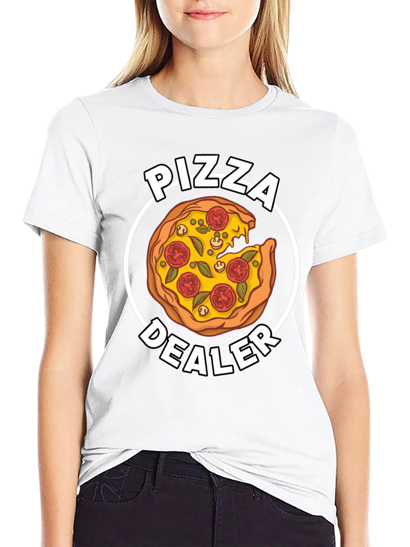 Pizza Dealer Graphic T-Shirt - Funny Foodie Tee