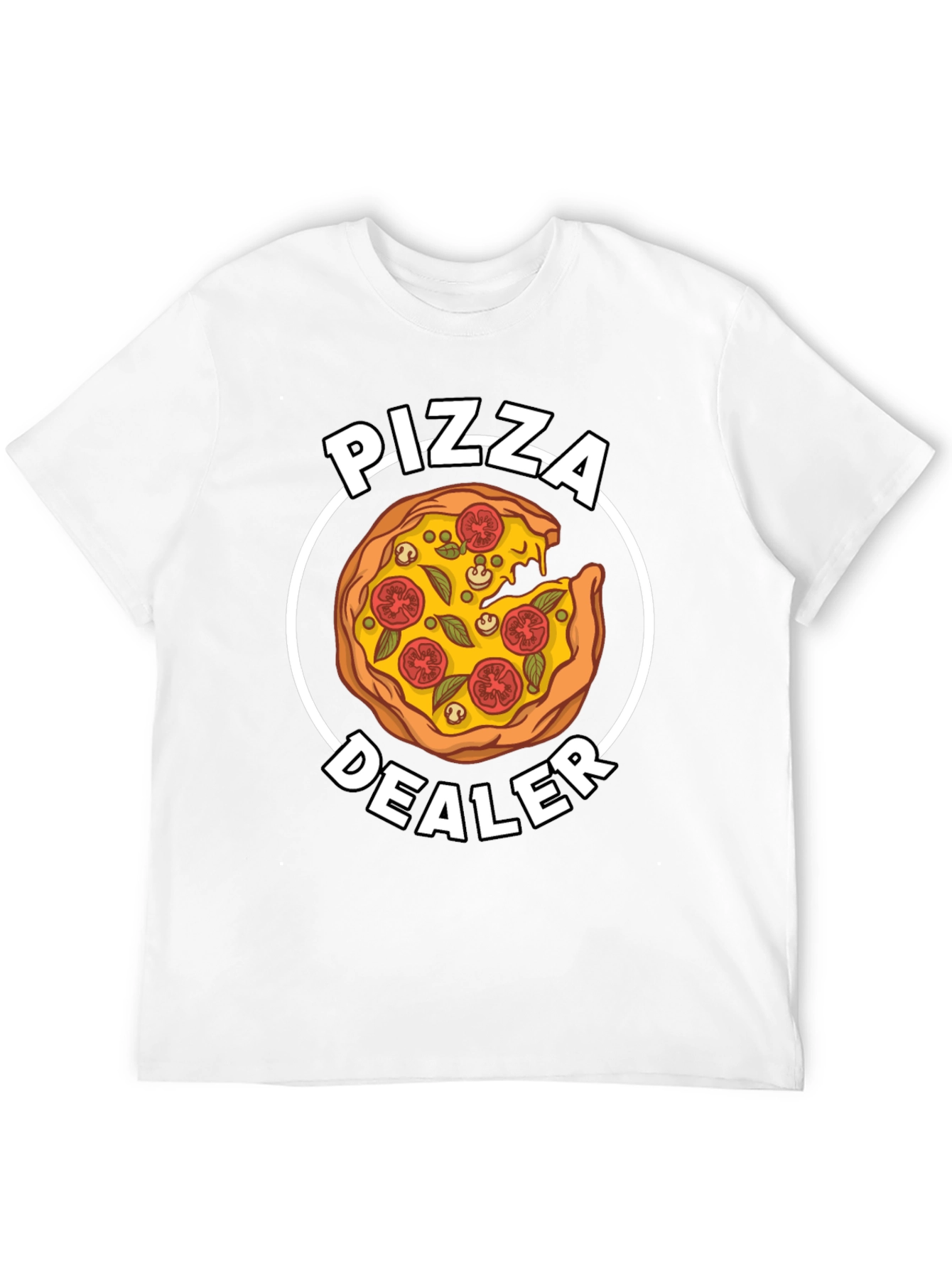 Pizza Dealer Graphic T-Shirt - Funny Foodie Tee