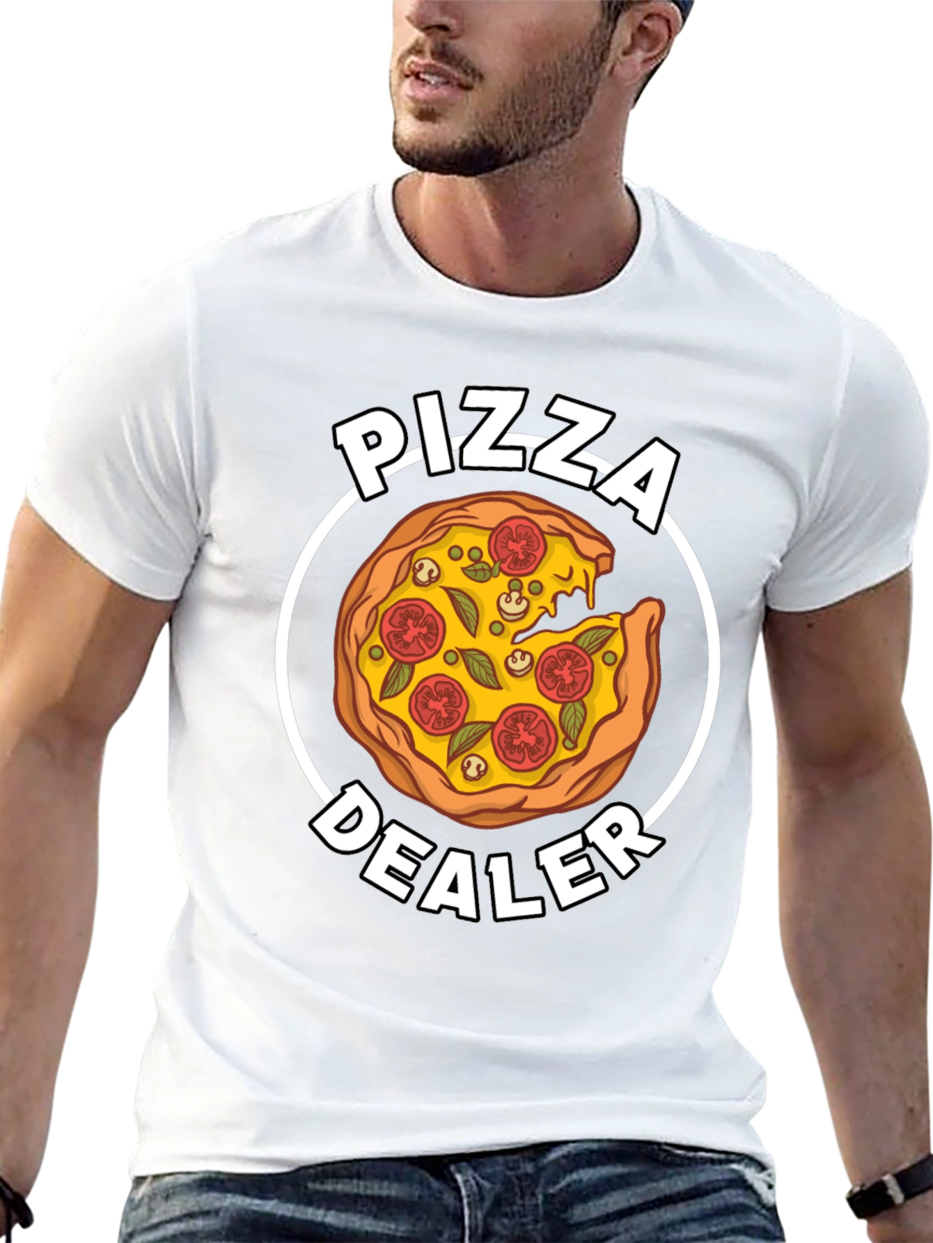 Pizza Dealer Graphic T-Shirt - Funny Foodie Tee