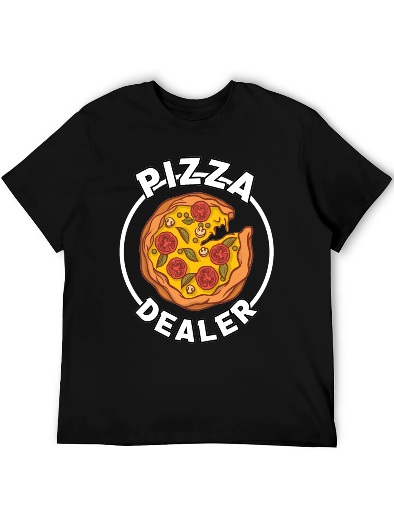 Pizza Dealer Graphic T-Shirt - Funny Foodie Tee