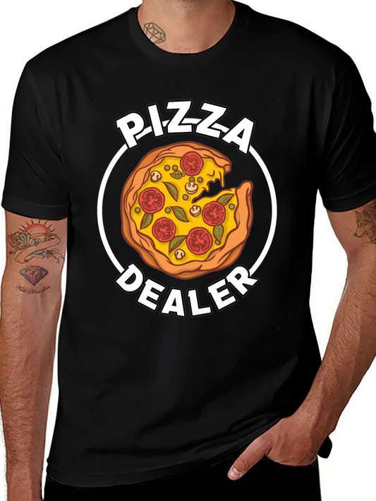 Pizza Dealer Graphic T-Shirt - Funny Foodie Tee