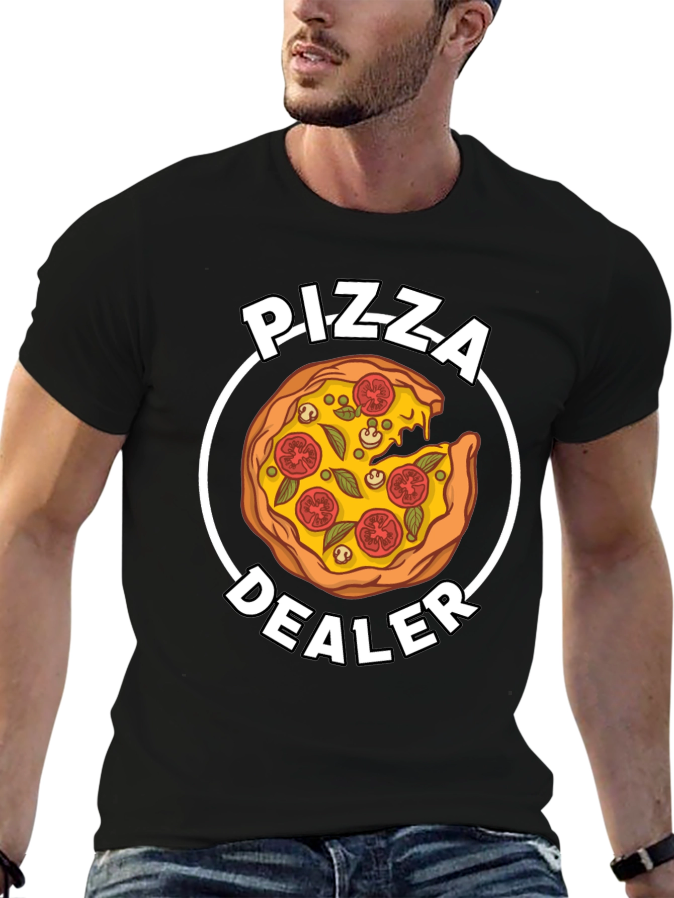 Pizza Dealer Graphic T-Shirt - Funny Foodie Tee