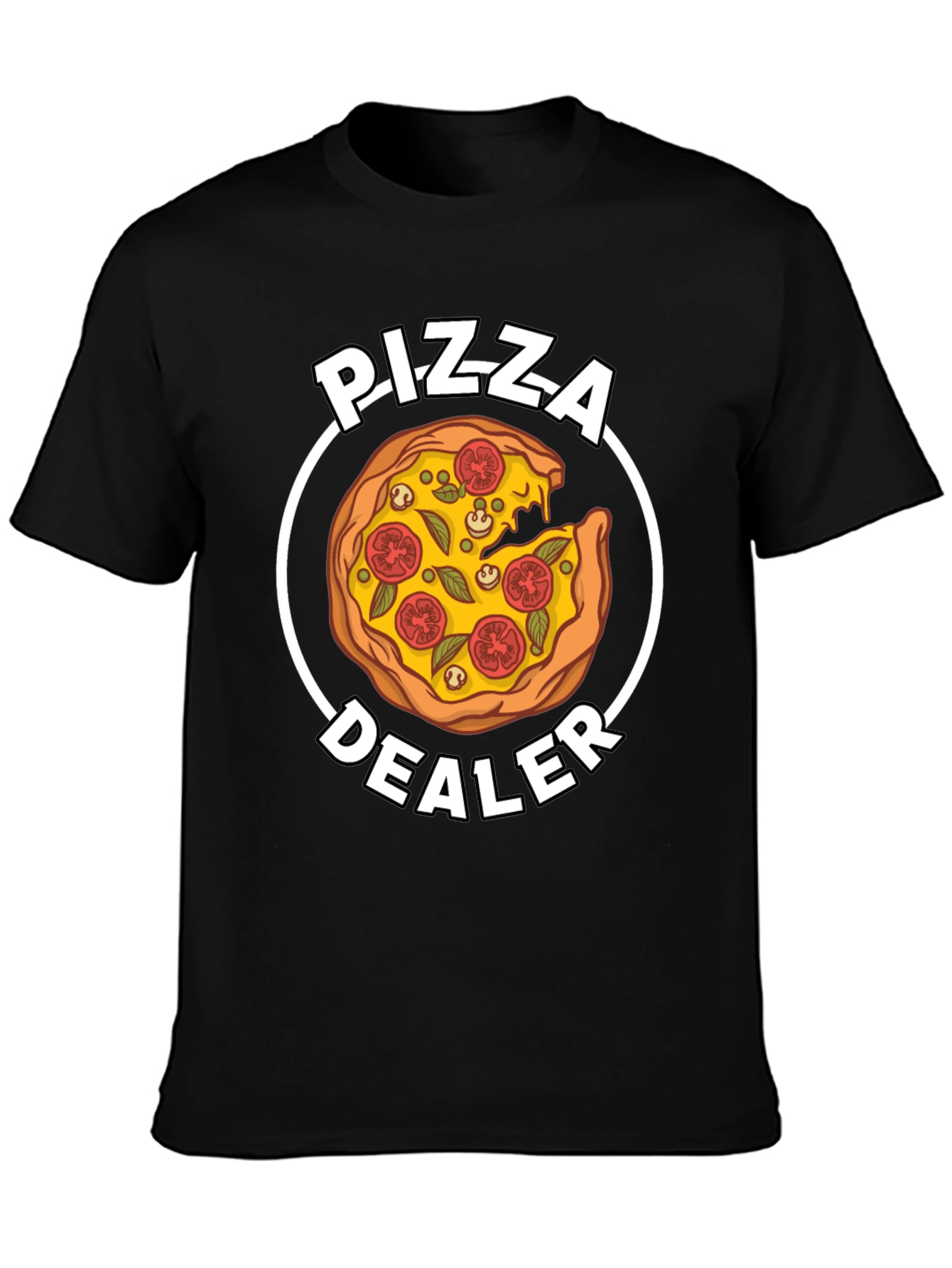 Pizza Dealer Graphic T-Shirt - Funny Foodie Tee