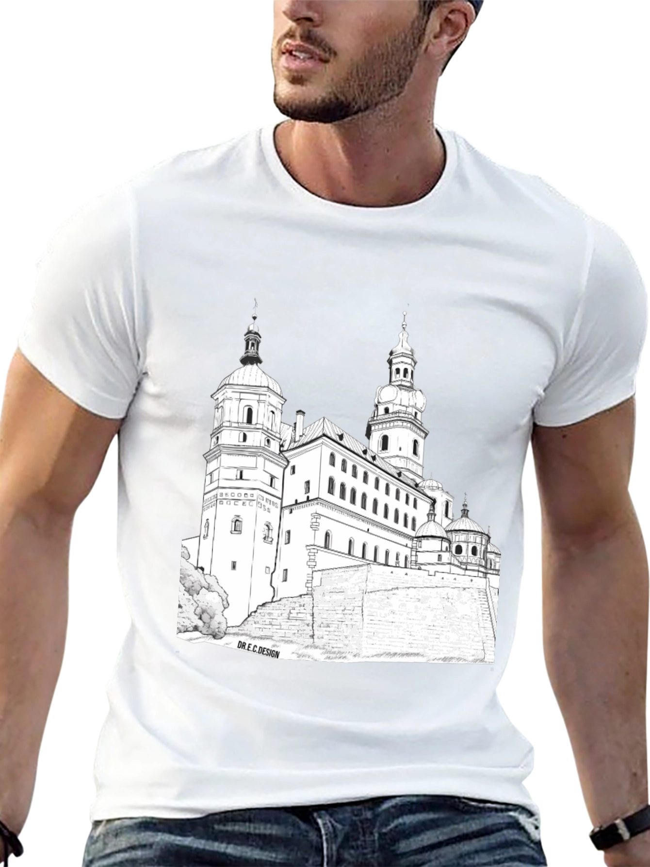 Wawel Castle Black Graphic Tee