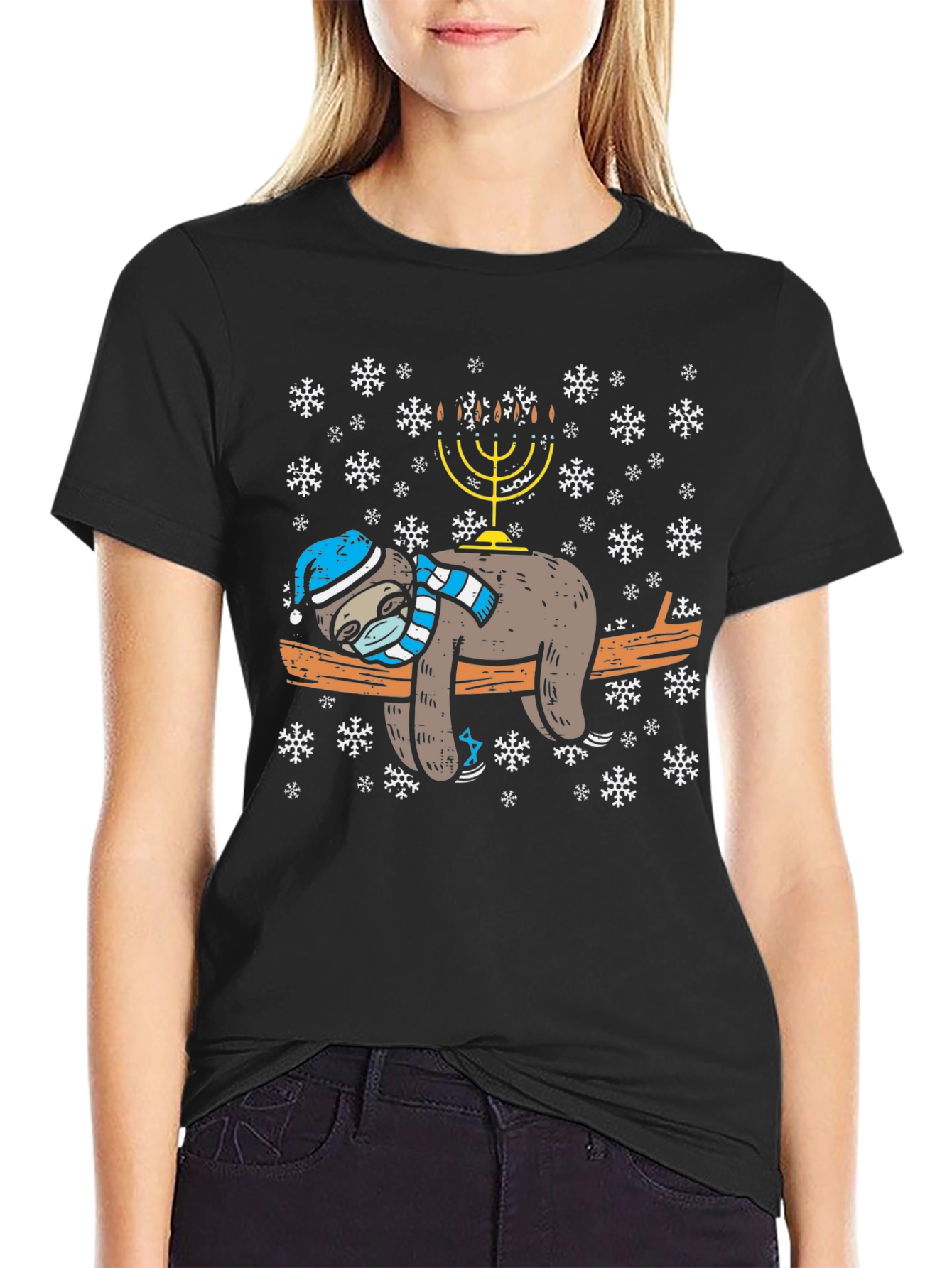 Hanukkah Sloth T-Shirt