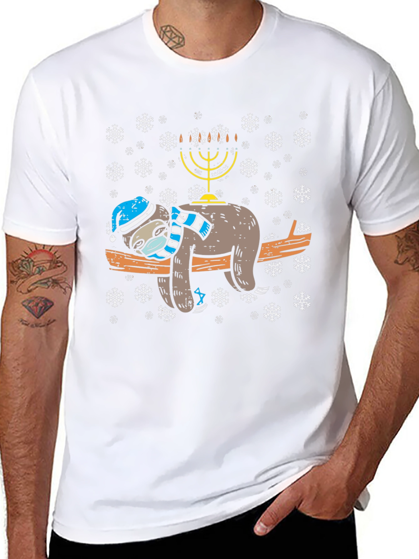 Hanukkah Sloth T-Shirt