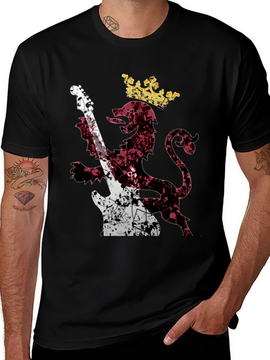 King Lion Guitar T-Shirt