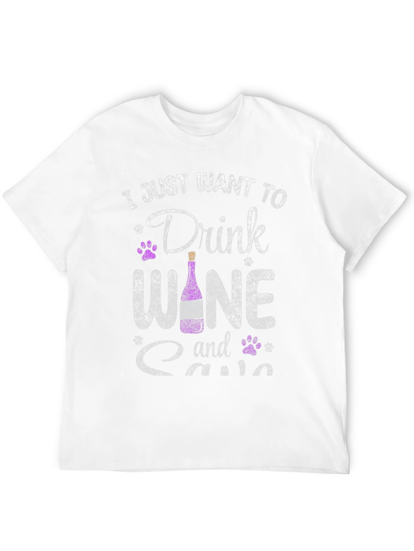 Wine & Cats Graphic Tee