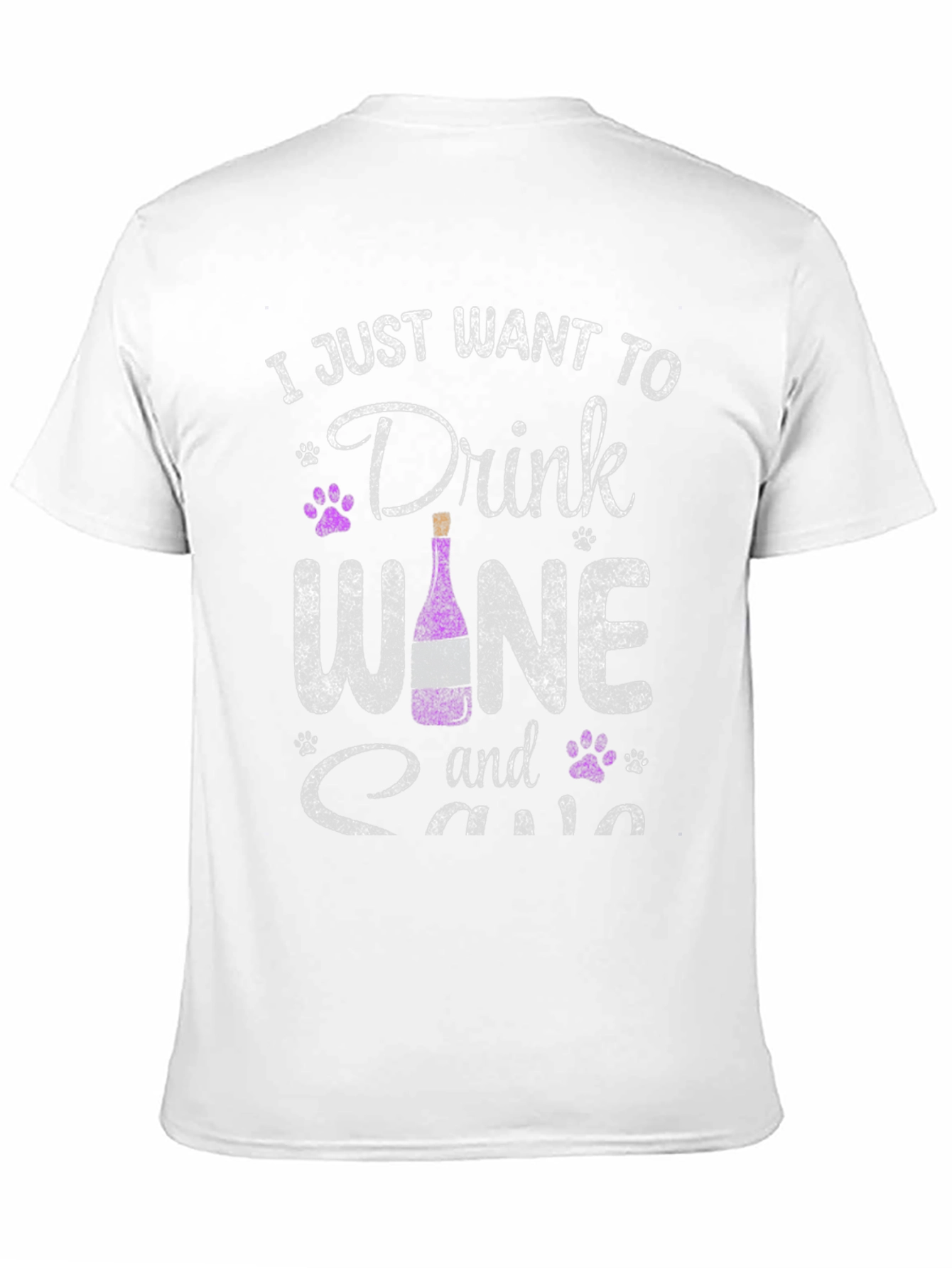 Wine & Cats Graphic Tee