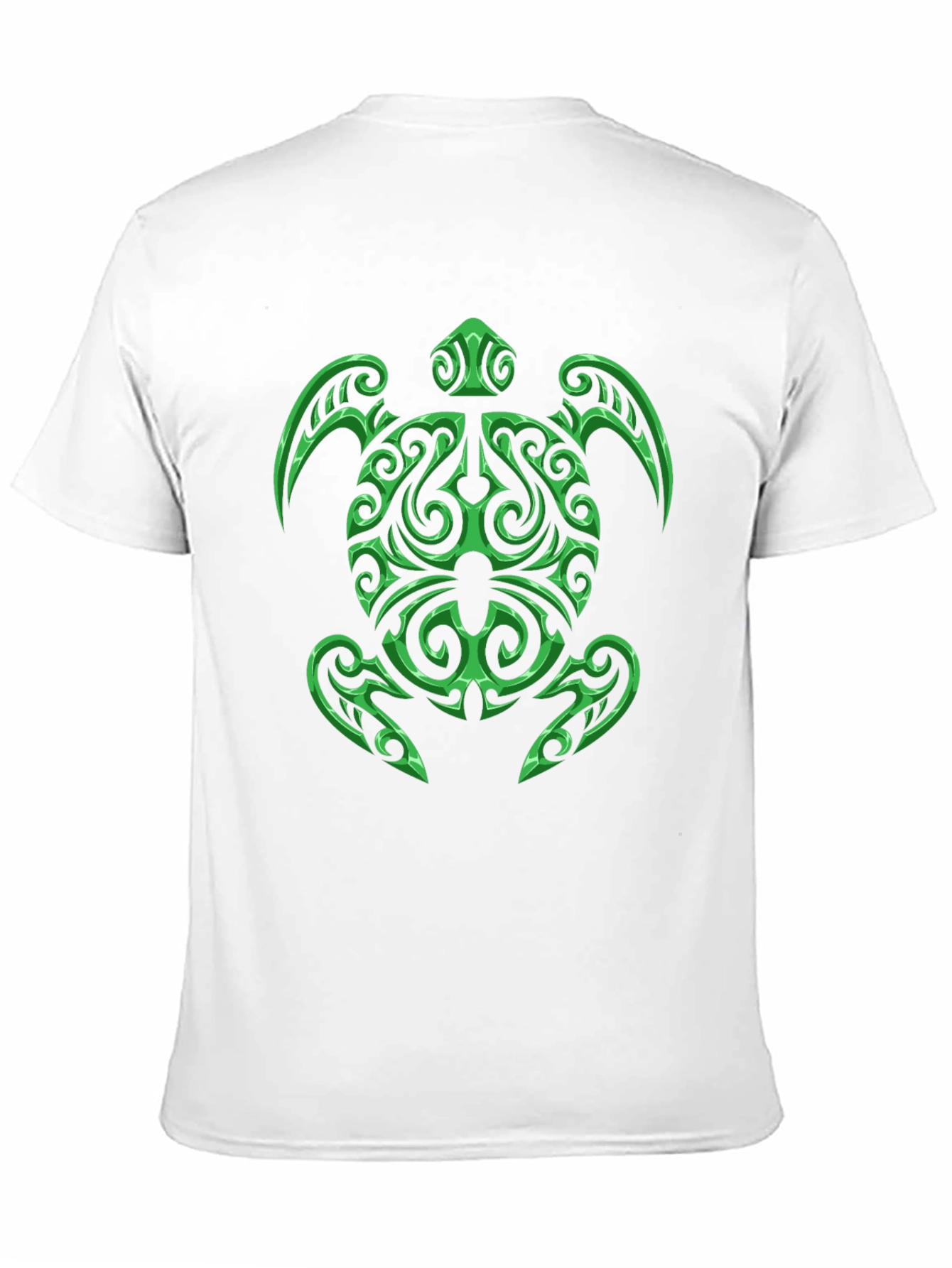 Tribal Turtle Graphic Black T-Shirt