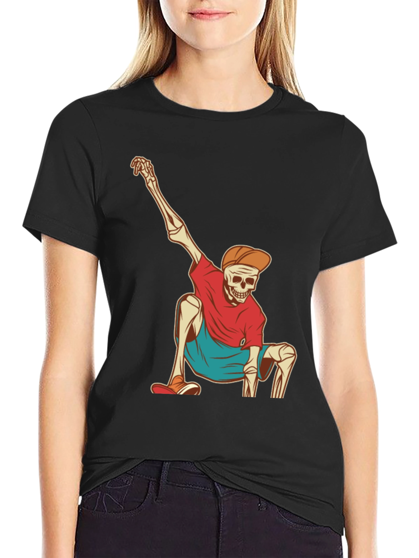 Skeleton Dab T-Shirt: Cool Graphic Tee
