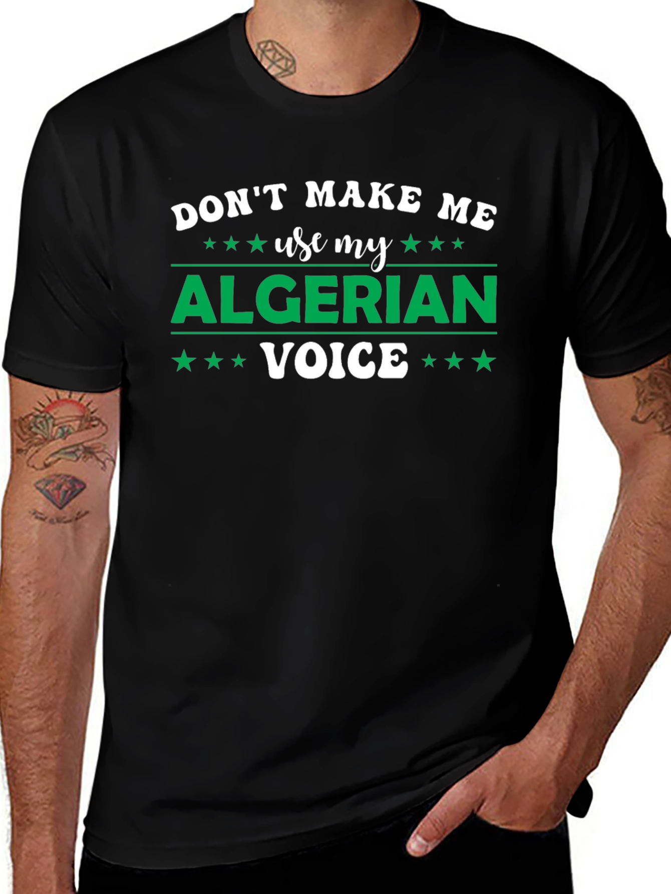 Algerian Voice T-Shirt - Funny Novelty Tee