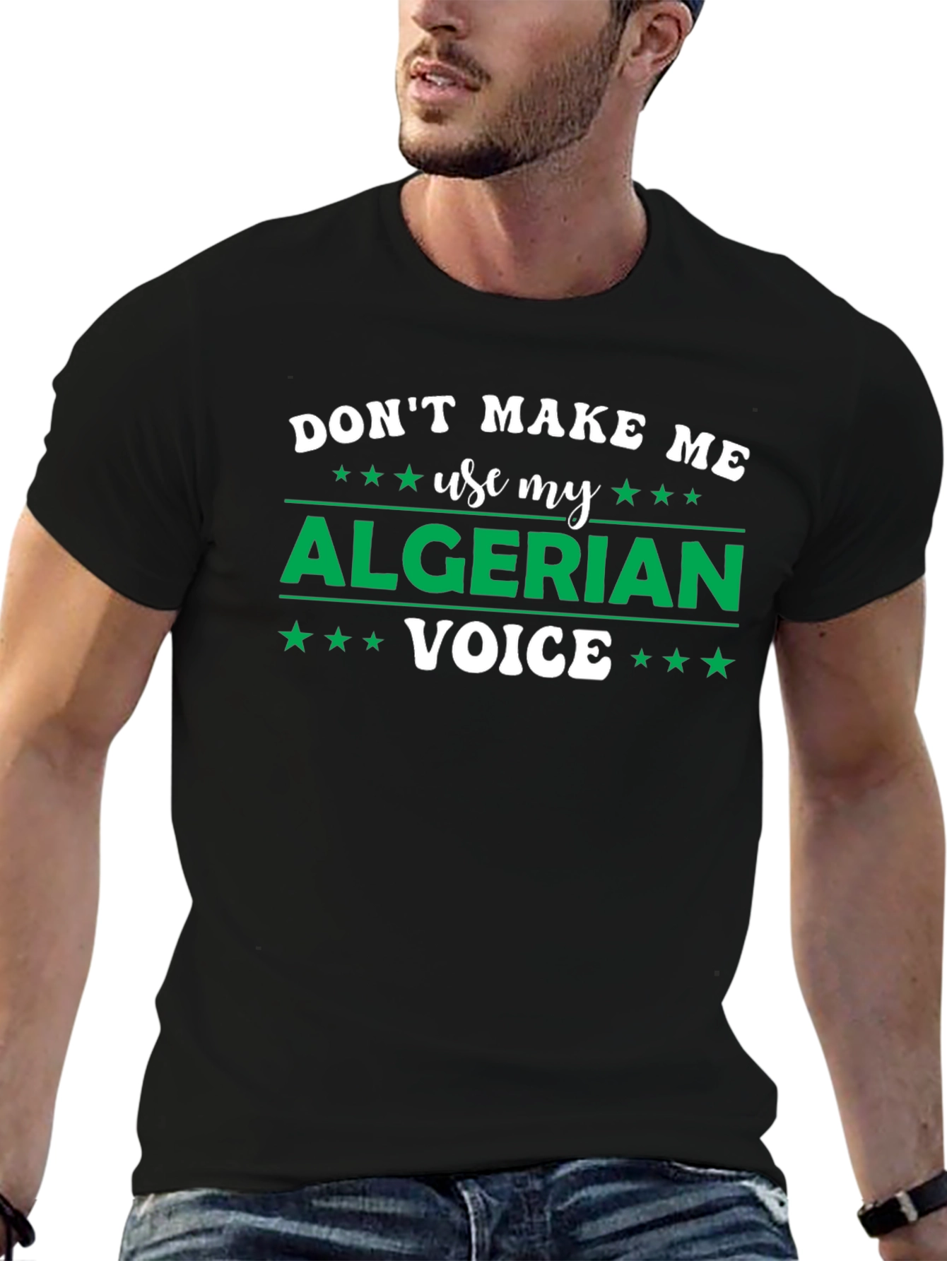 Algerian Voice T-Shirt - Funny Novelty Tee