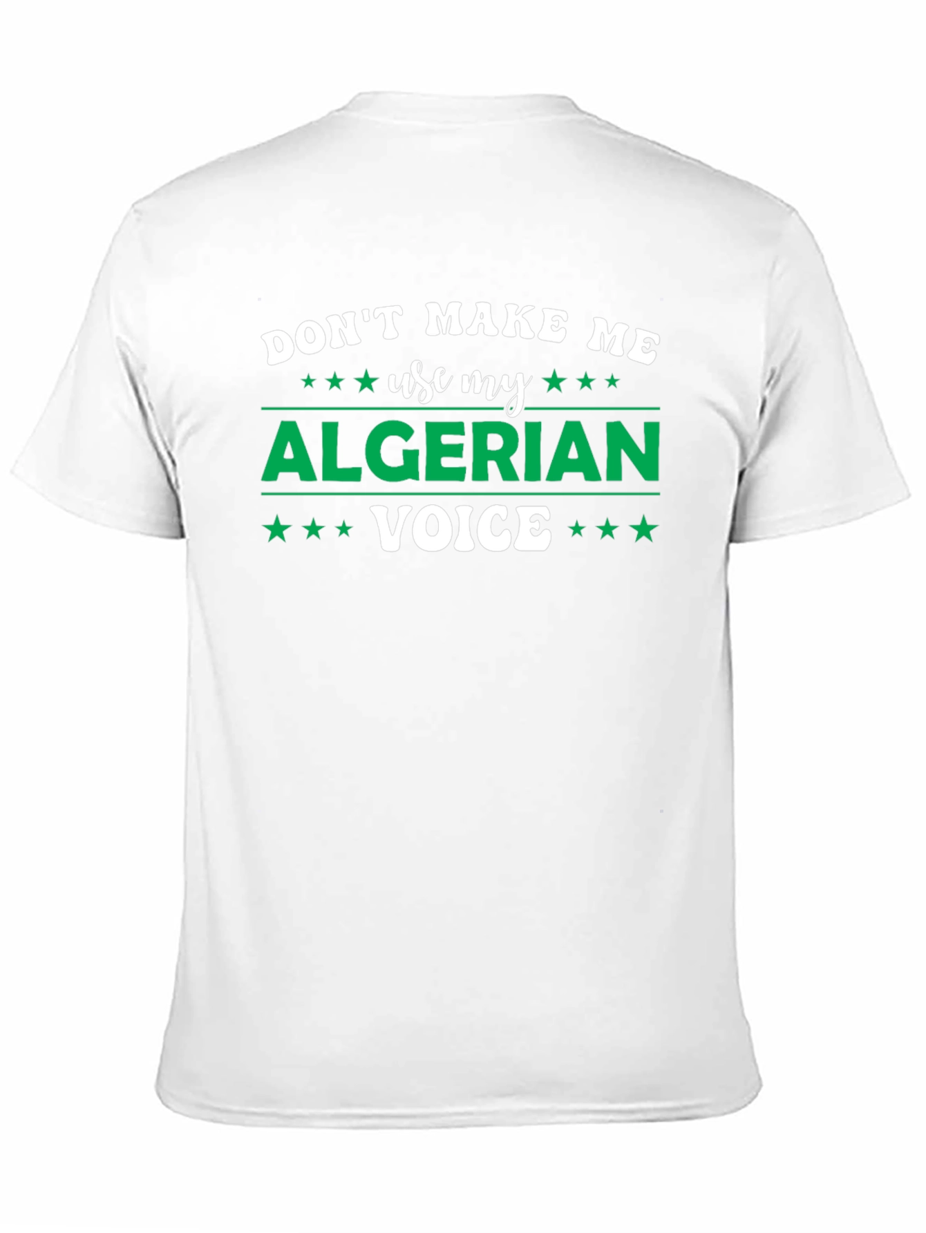 Algerian Voice T-Shirt - Funny Novelty Tee