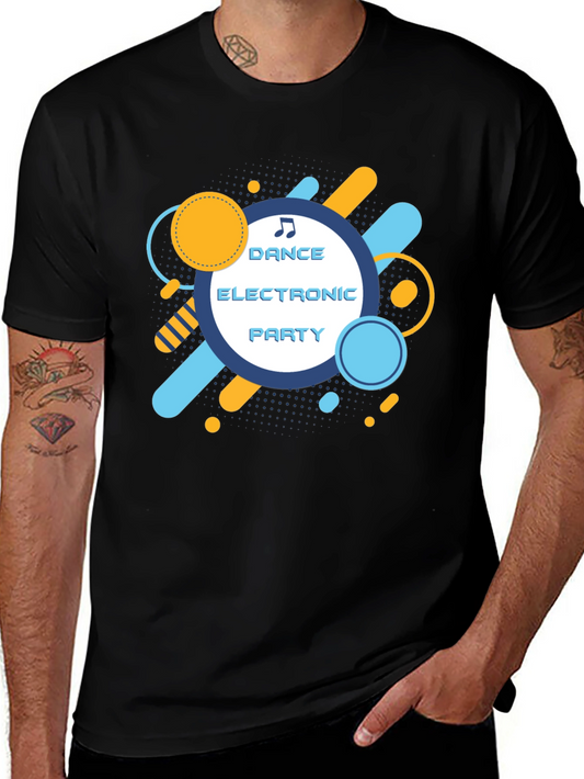 Dance Electronic Party Graphic T-Shirt