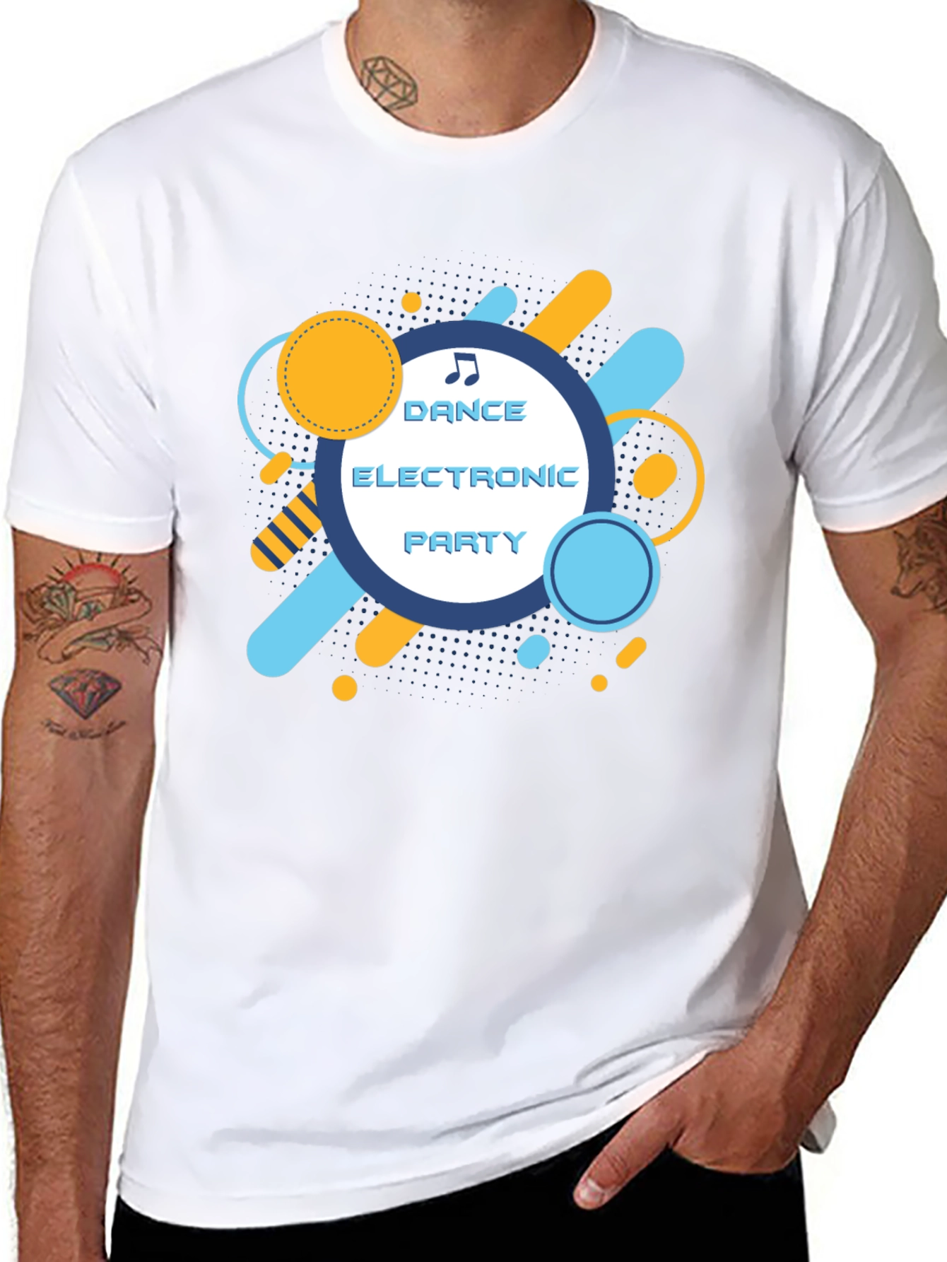 Dance Electronic Party Graphic T-Shirt