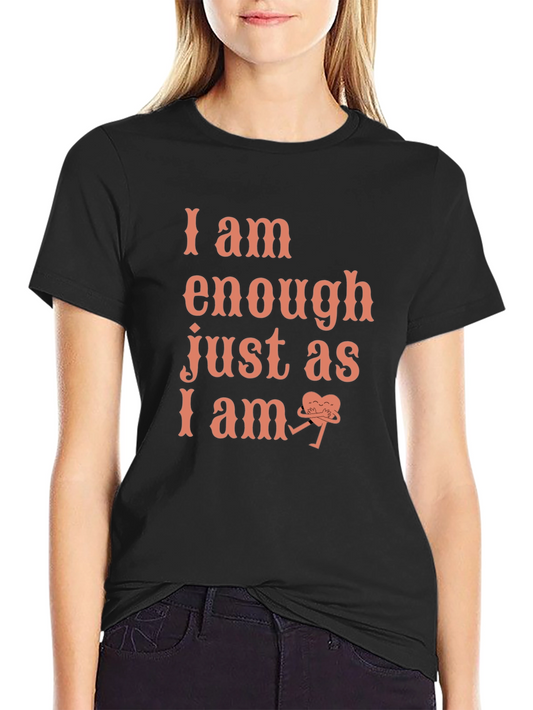 I am Enough Graphic Tee - Stylish and Comfortable